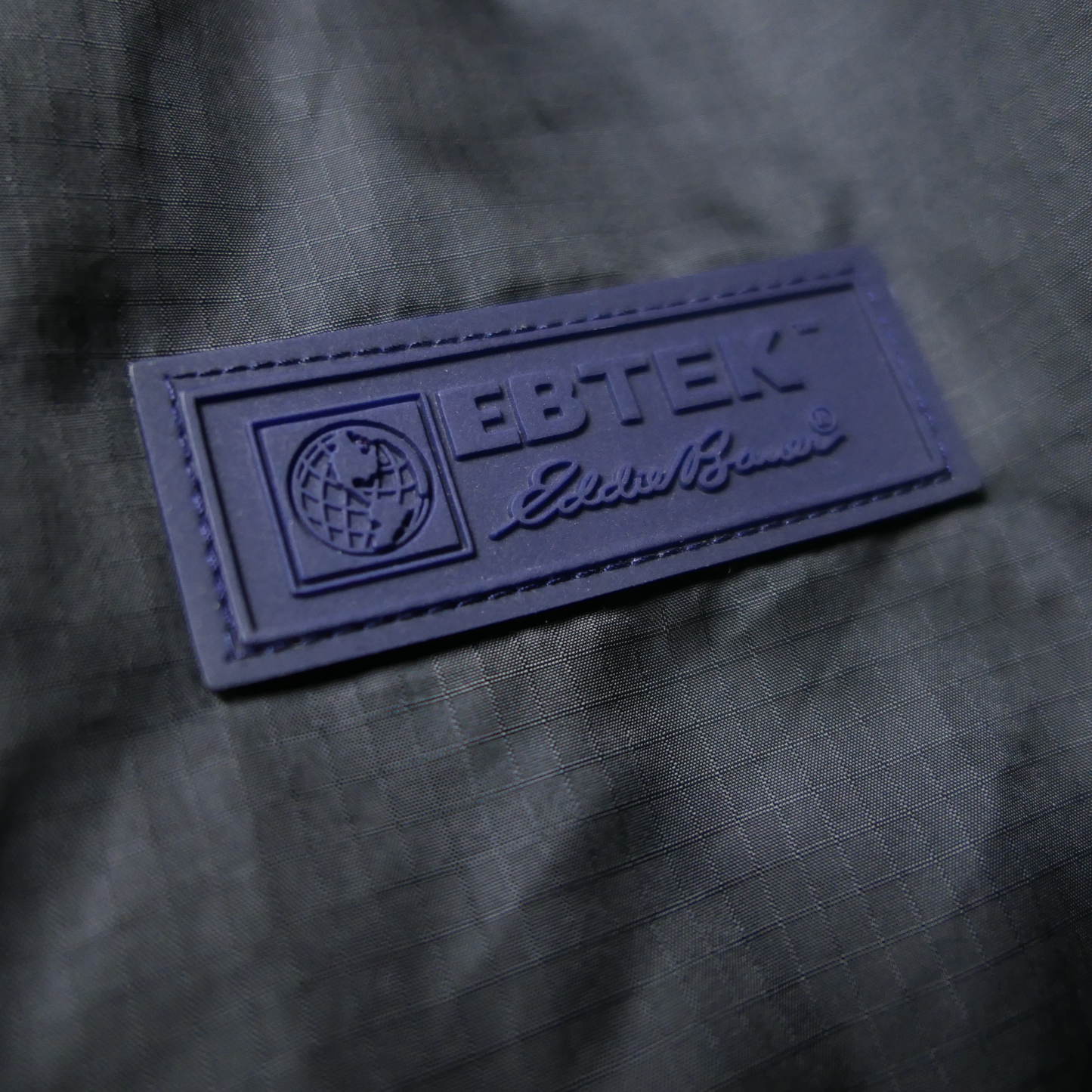 90s L-XL Half Zip Puffer Jacket -EBTEK by EddieBauer-