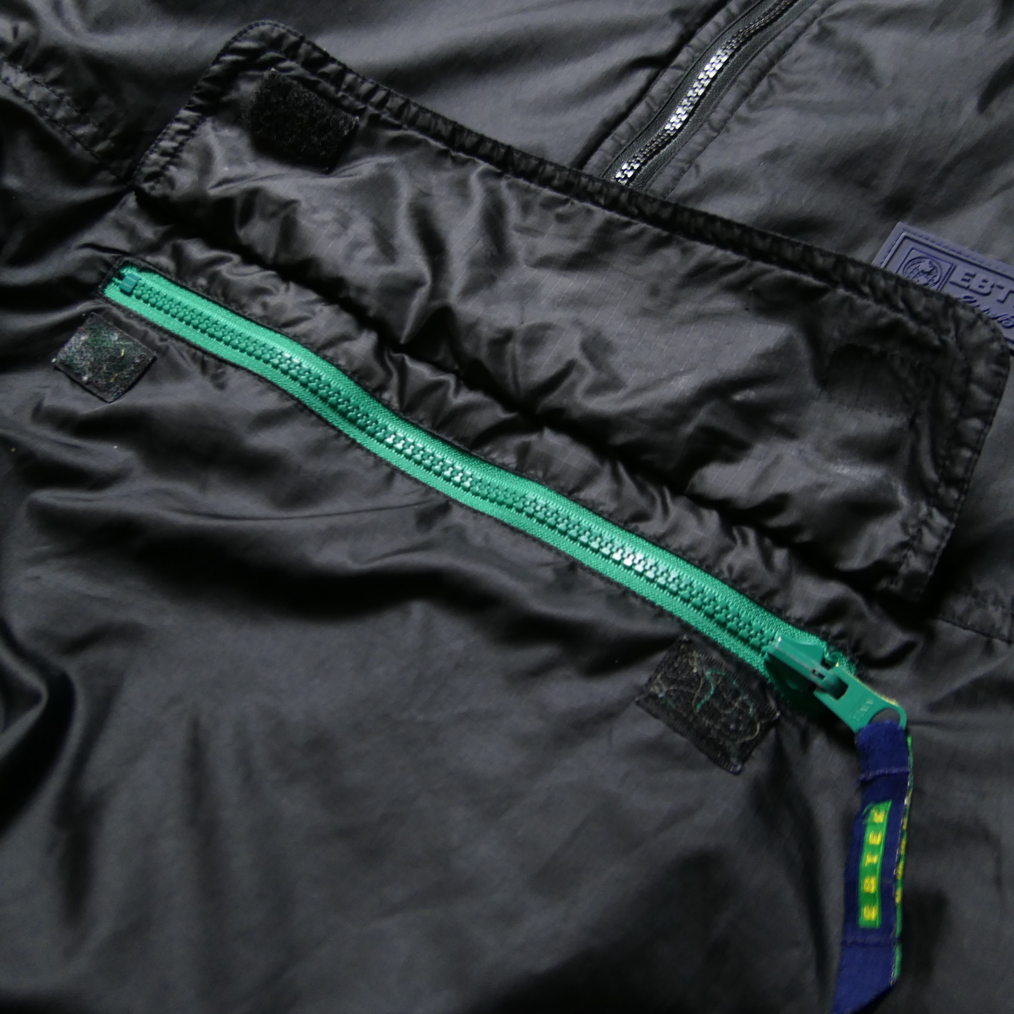 90s L-XL Half Zip Puffer Jacket -EBTEK by EddieBauer-