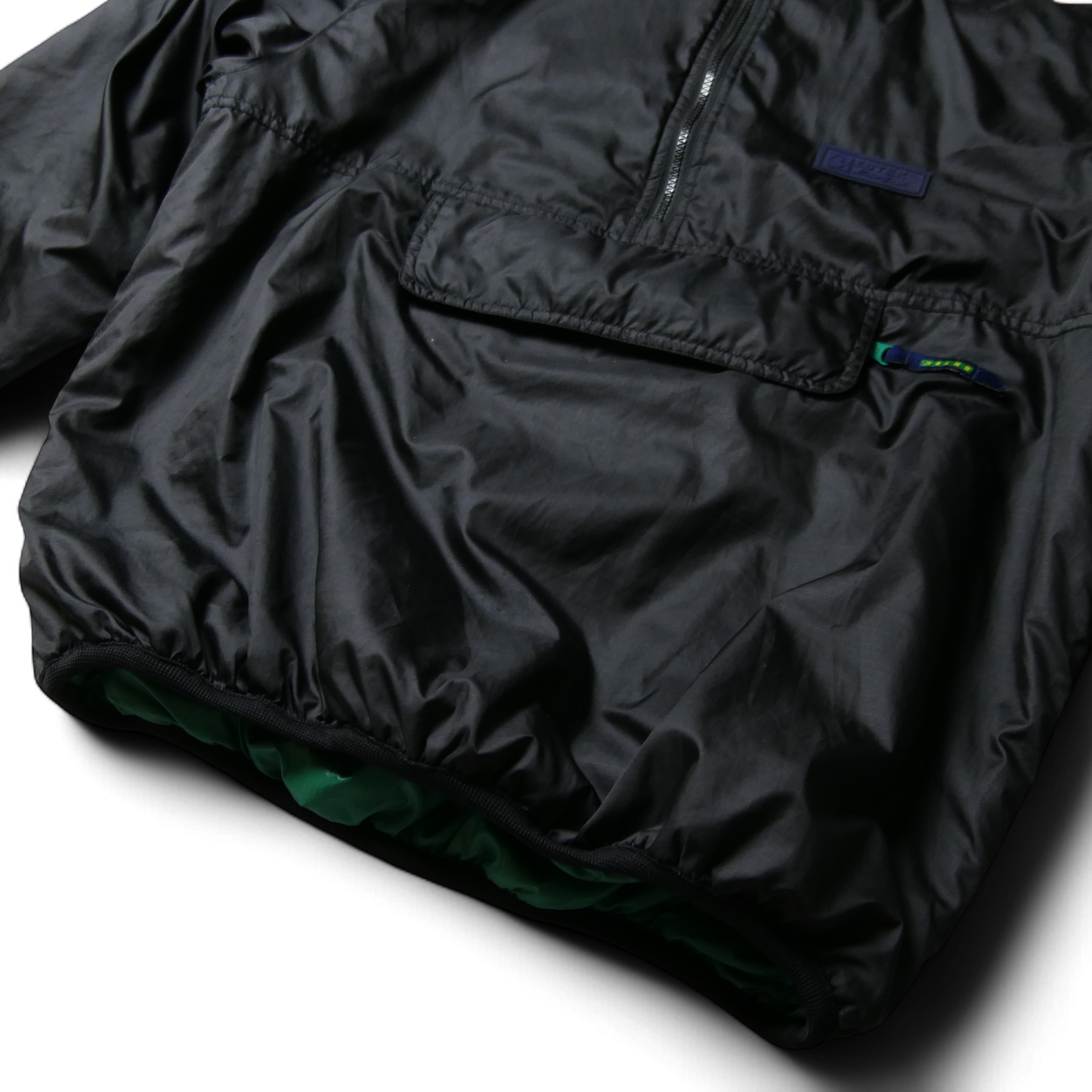 90s L-XL Half Zip Puffer Jacket -EBTEK by EddieBauer-