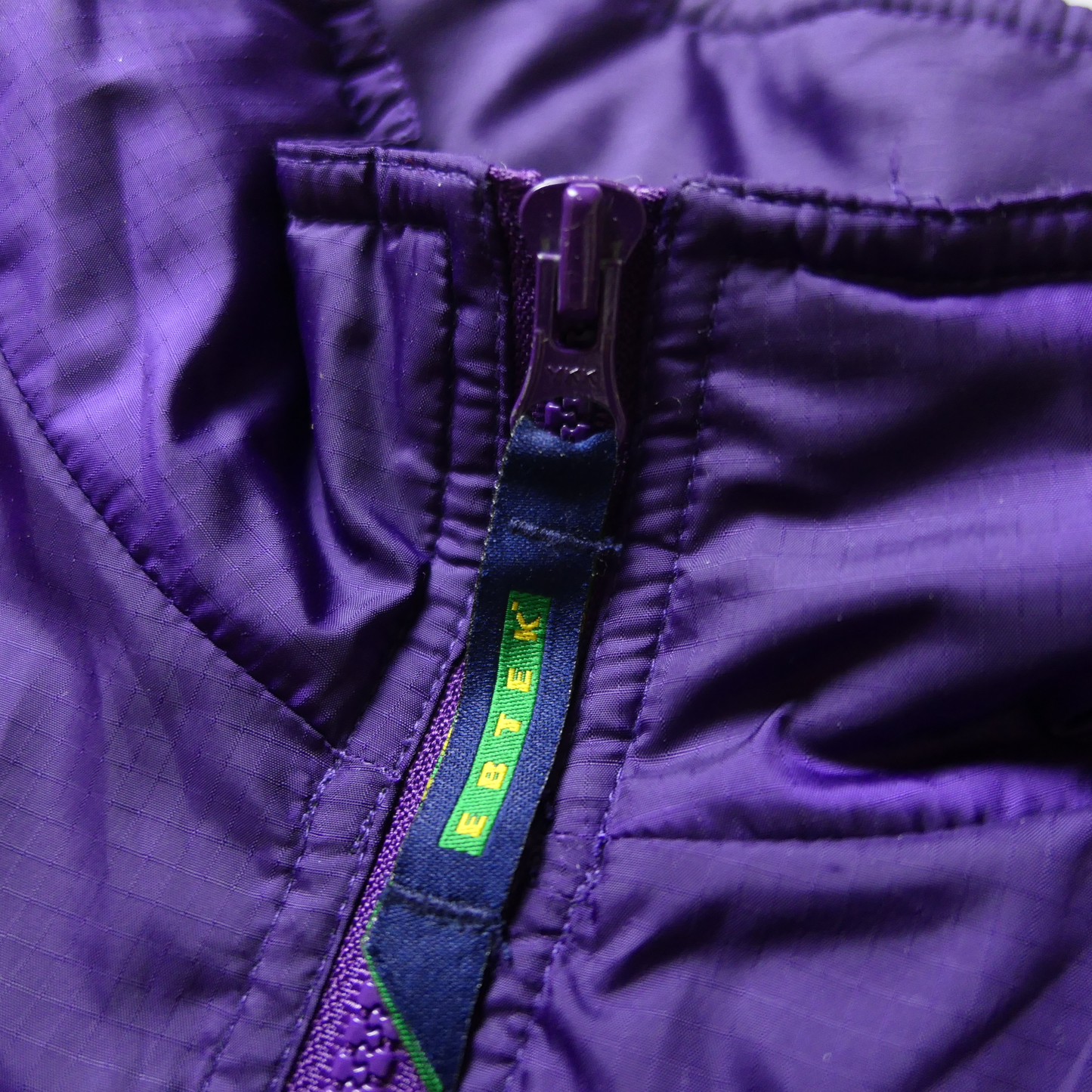 90s XL-XXL Half Zip Puffer Jacket -EBTEK by EddieBauer-
