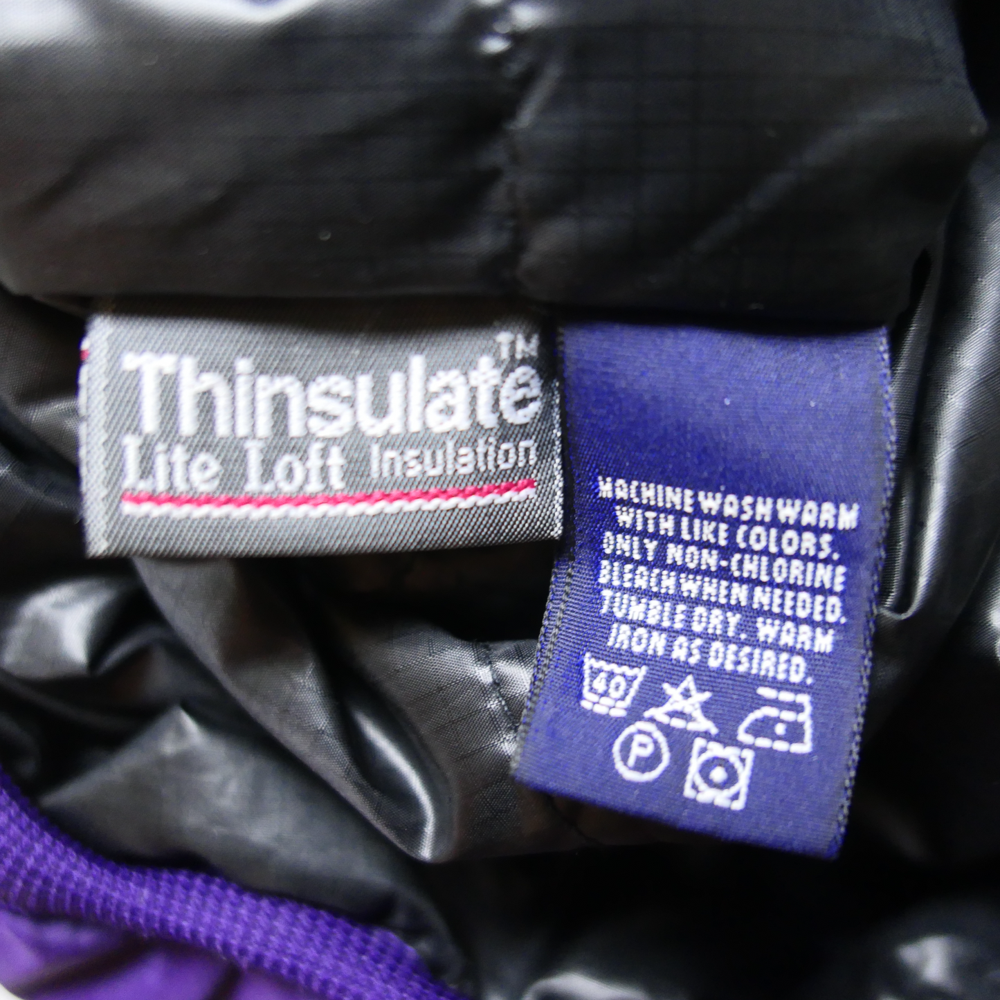 90s XL-XXL Half Zip Puffer Jacket -EBTEK by EddieBauer-