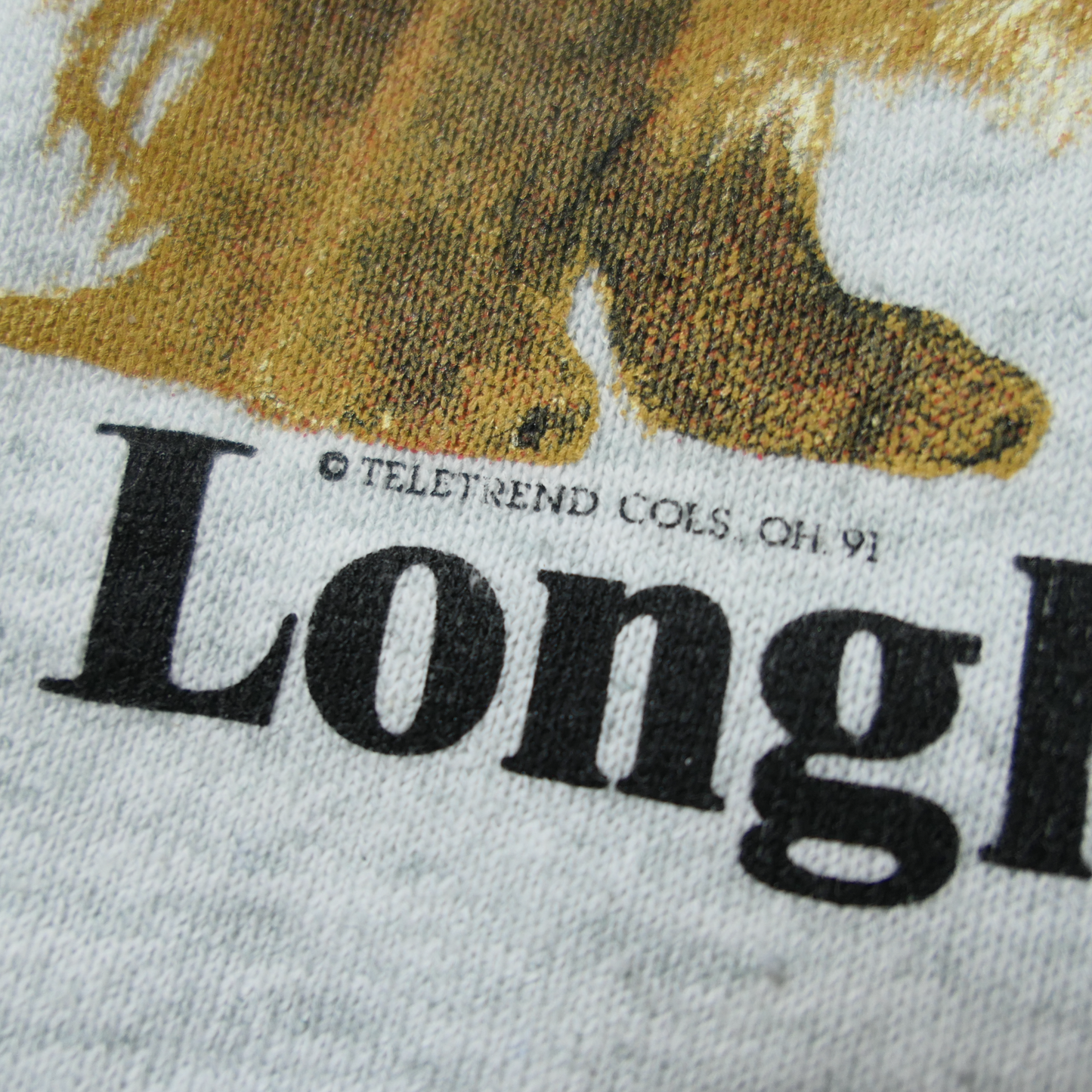 90s XL Dog Printed Sweatshirt "Longhaired Dachshund" -TELETREND COLS-