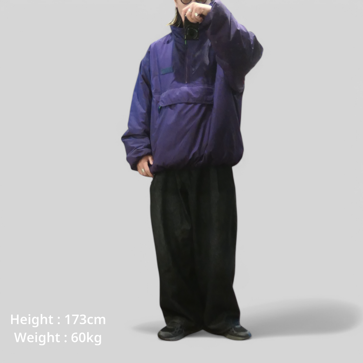 90s XL-XXL Half Zip Puffer Jacket -EBTEK by EddieBauer-