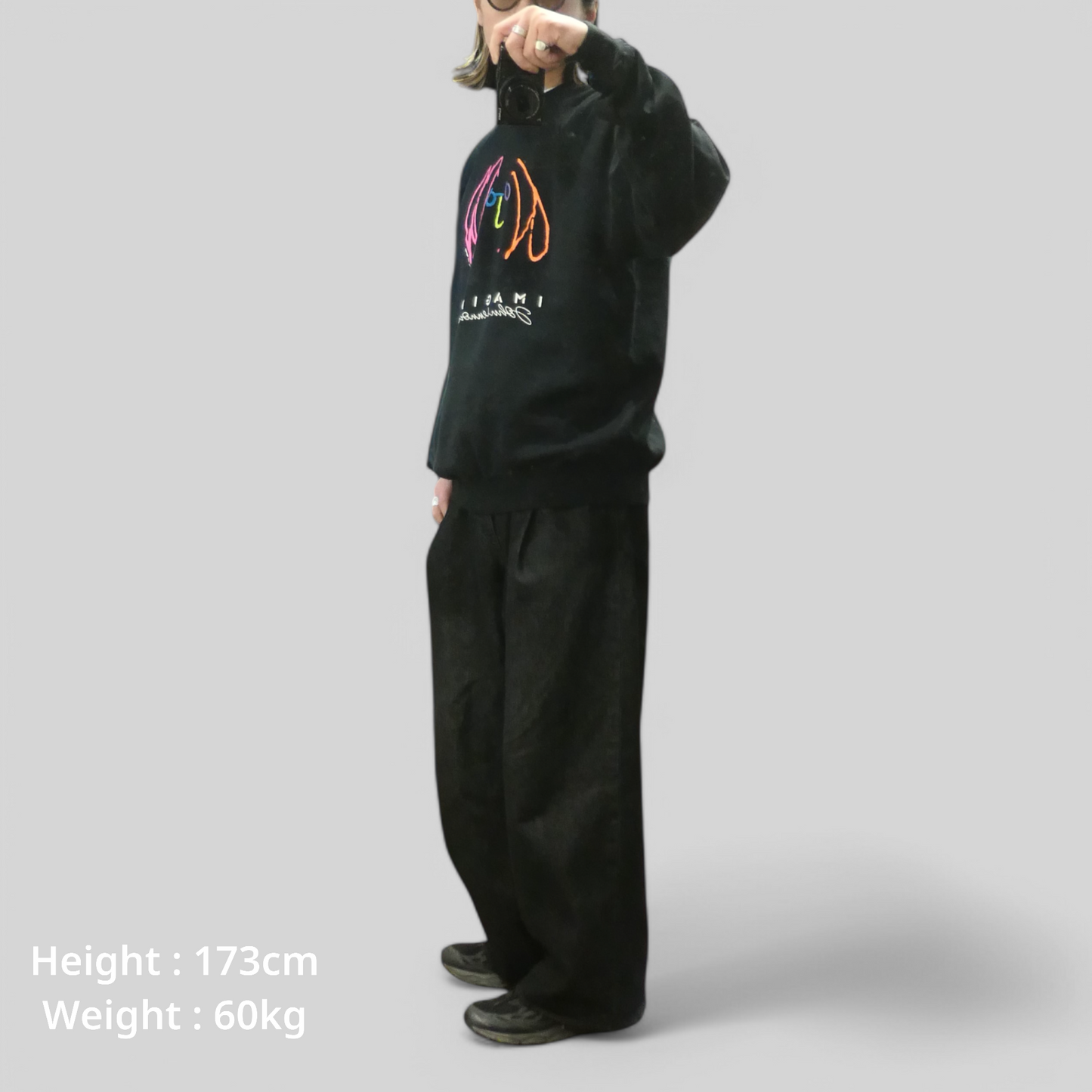 80s XL Artist Sweatshirt "IMAGINE" -John Lennon-