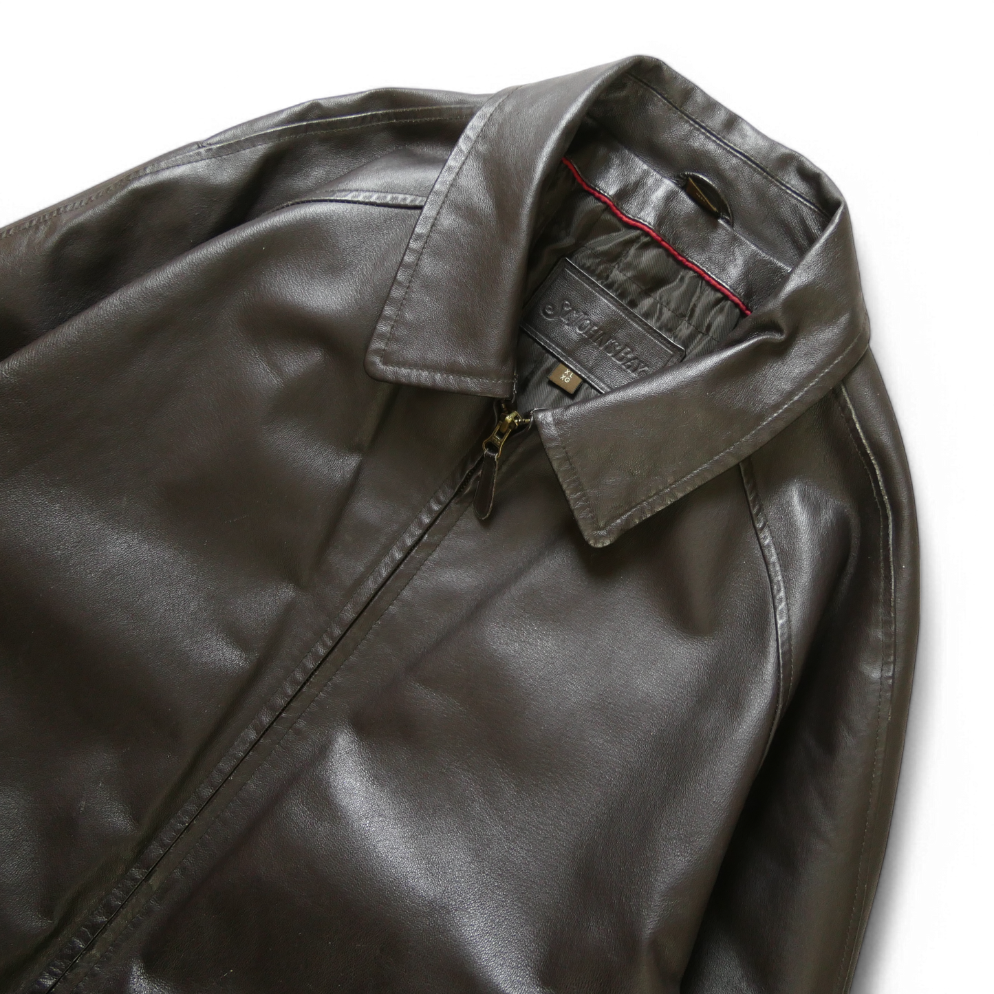 90~00s XL Leather Jacket -St.John's Bay-
