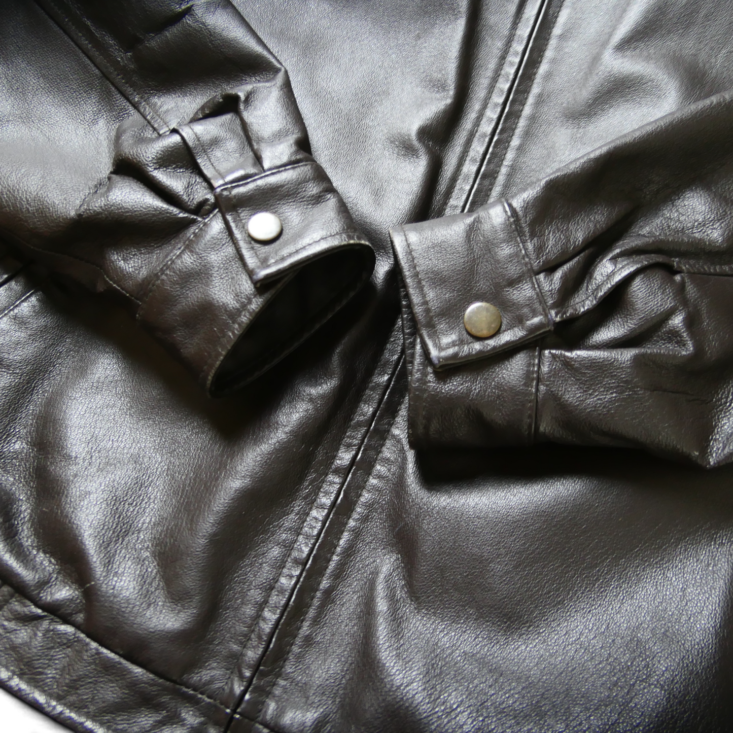 90~00s XL Leather Jacket -St.John's Bay-