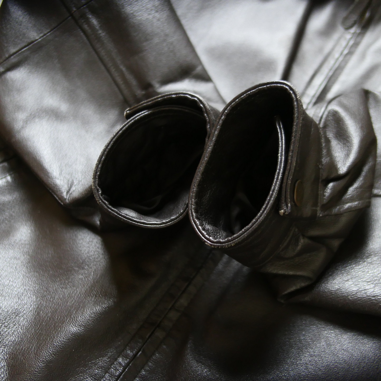 90~00s XL Leather Jacket -St.John's Bay-