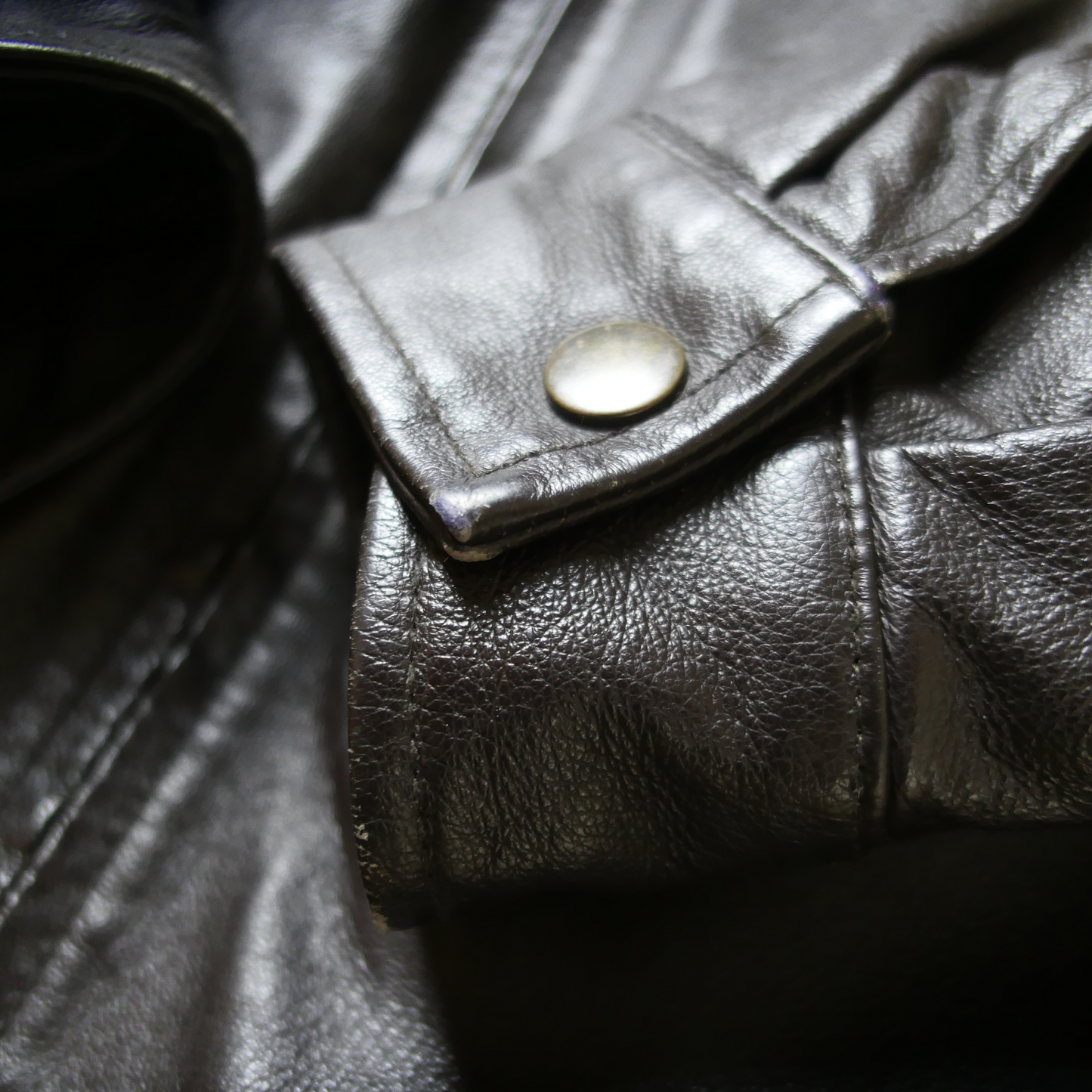 90~00s XL Leather Jacket -St.John's Bay-