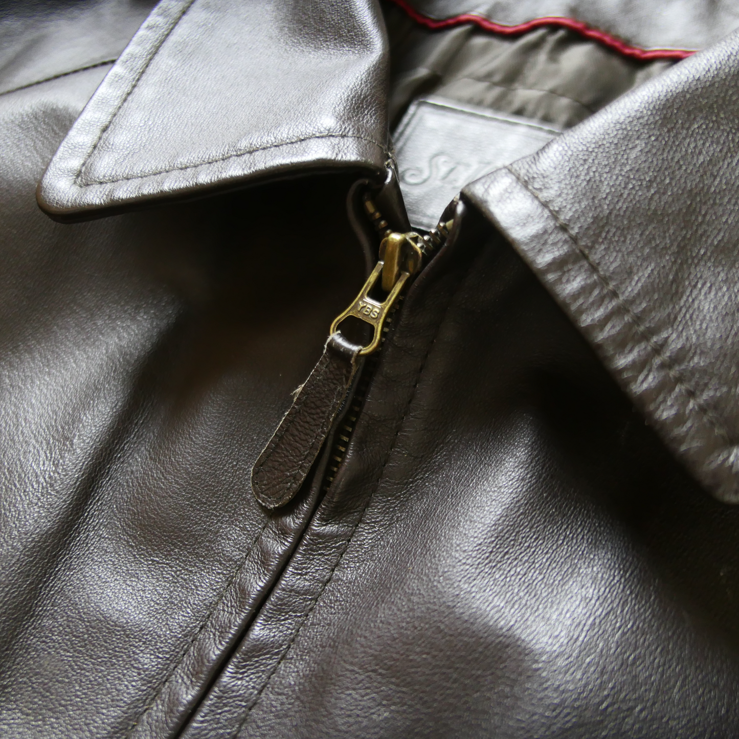 90~00s XL Leather Jacket -St.John's Bay-