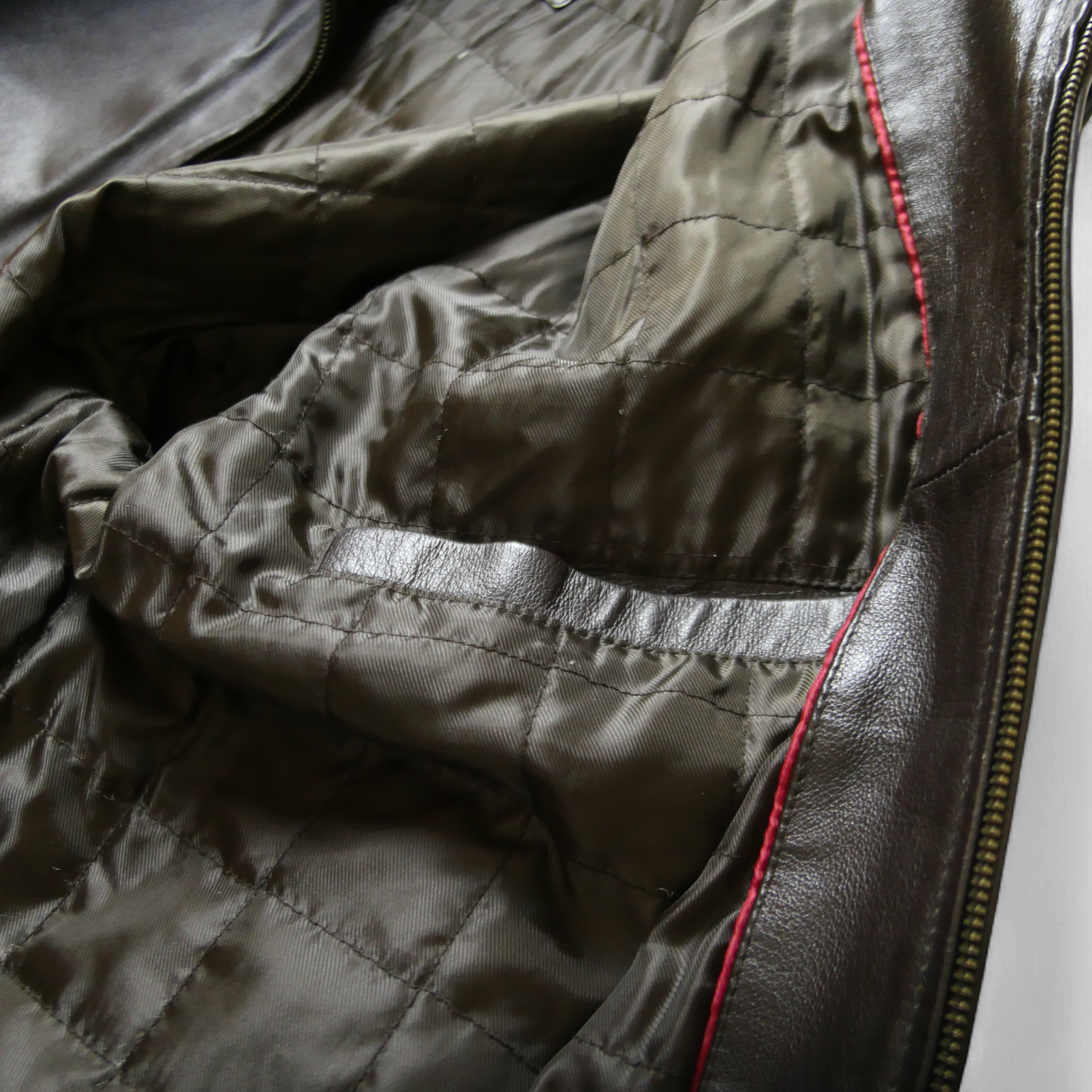 90~00s XL Leather Jacket -St.John's Bay-