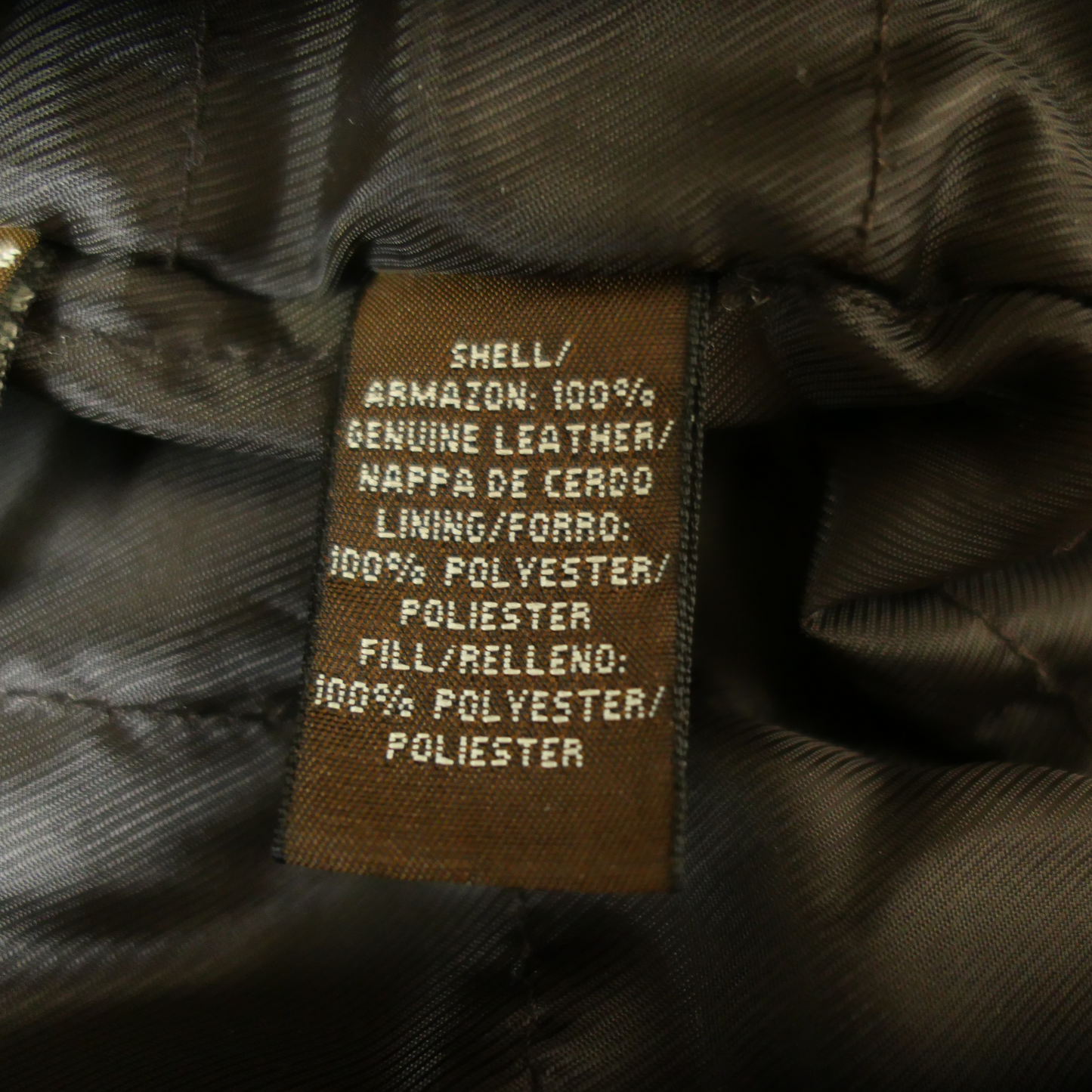 90~00s XL Leather Jacket -St.John's Bay-