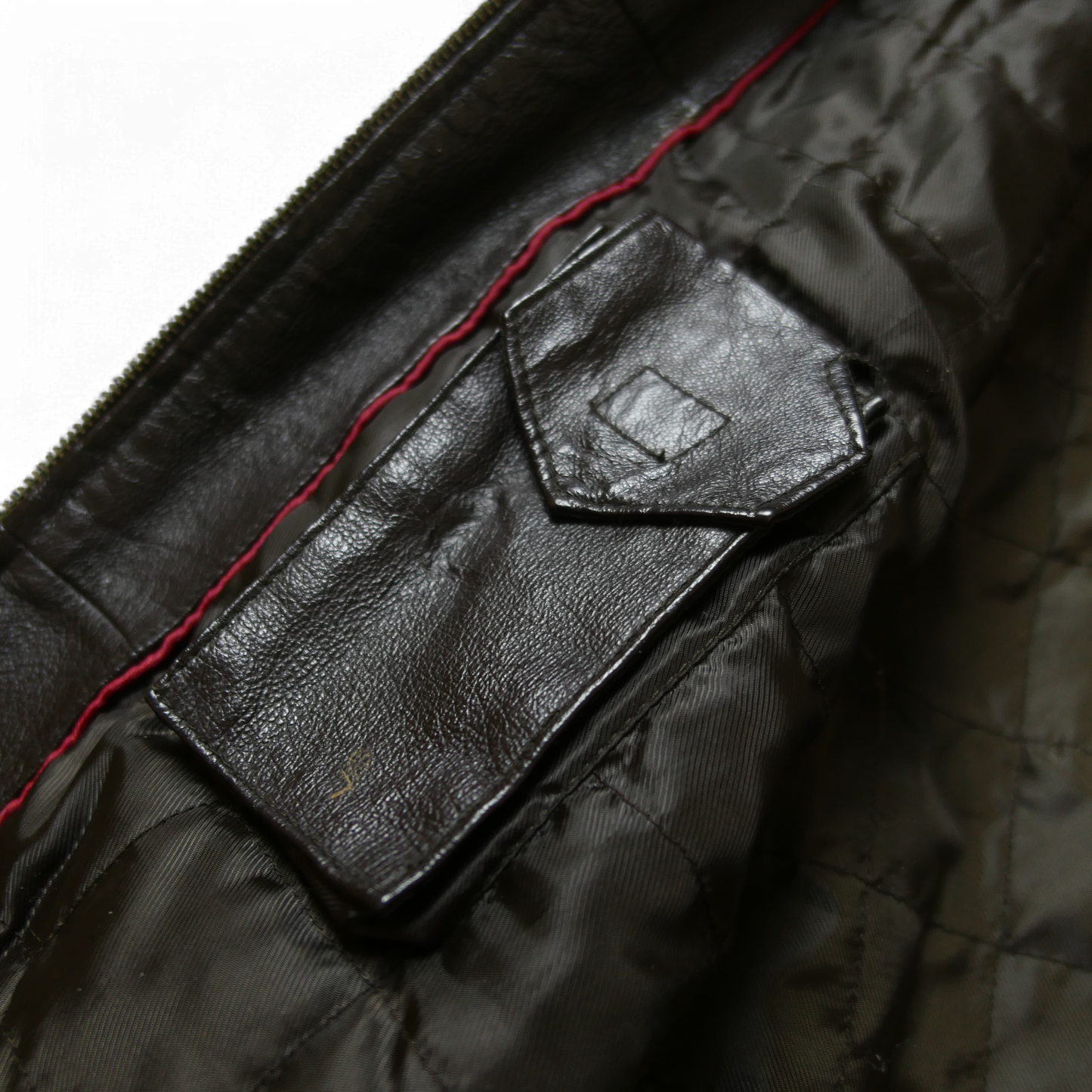 90~00s XL Leather Jacket -St.John's Bay-