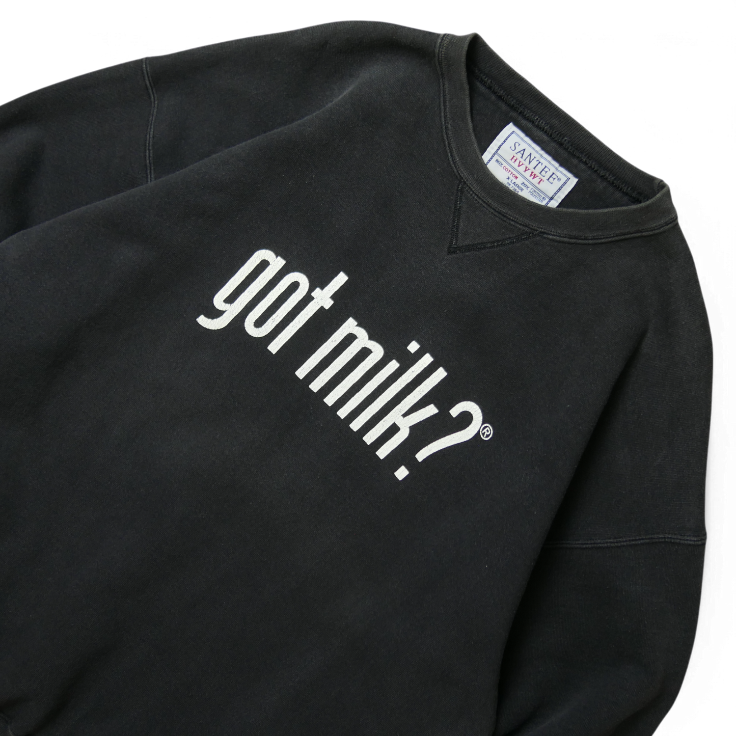 90s XL Message Sweatshirt -got milk?-