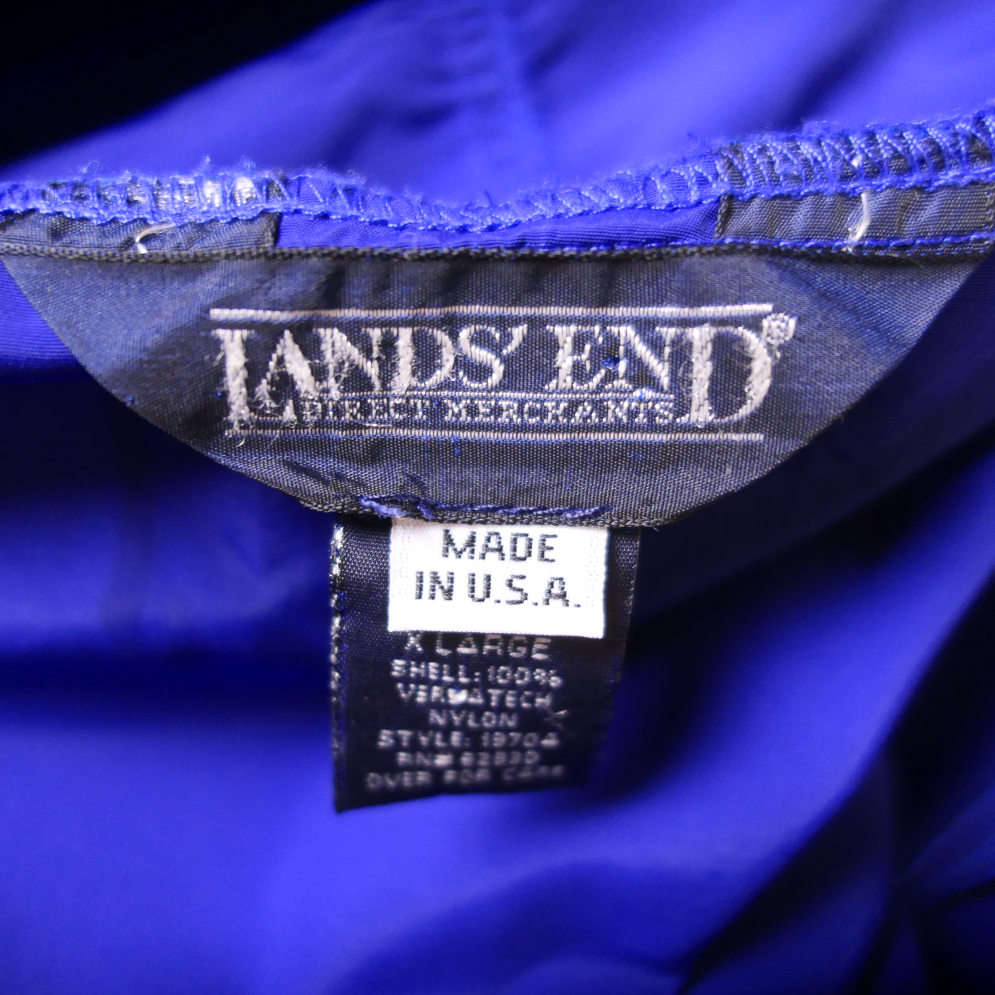 90s XL Nylon Anorak Parka -LANDS' END-