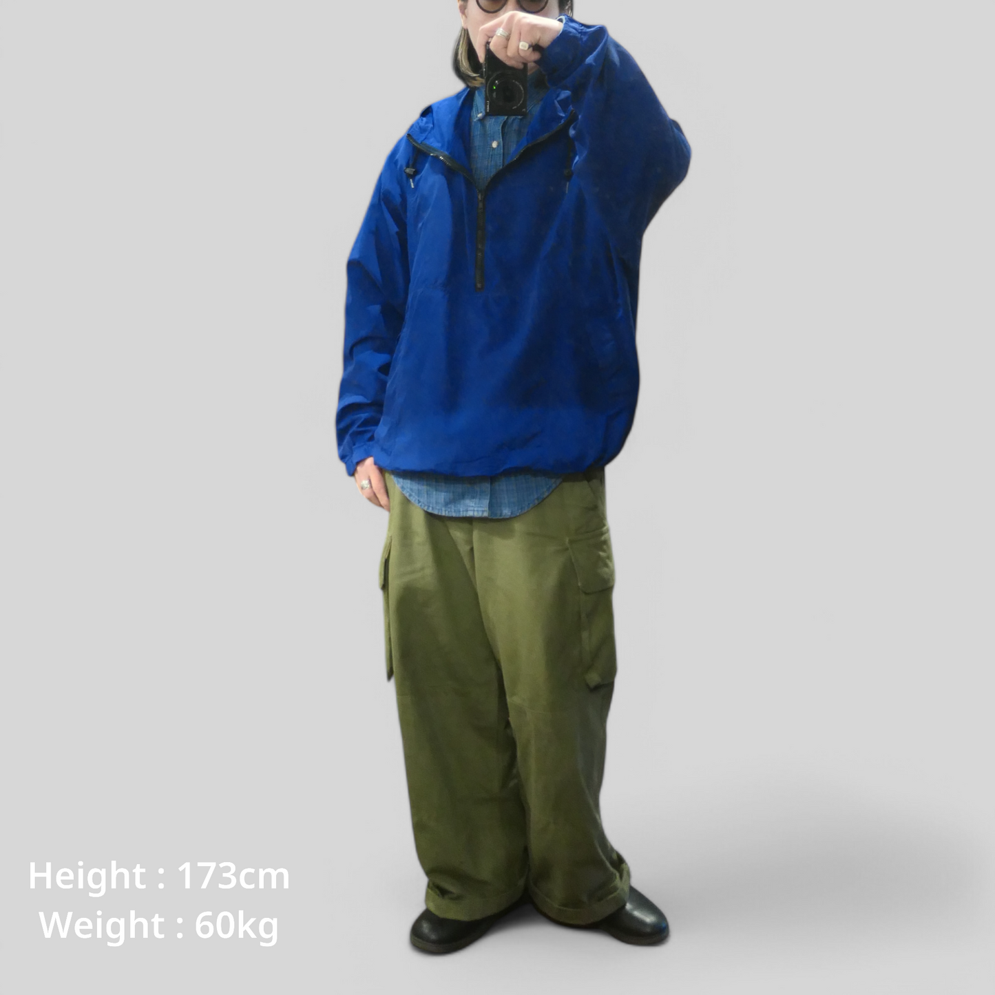 90s XL Nylon Anorak Parka -LANDS' END-