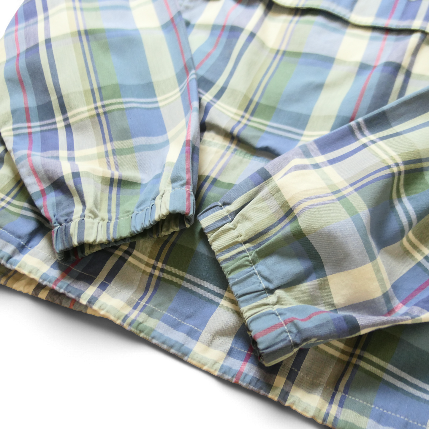 90s Plaid Cotton Anorak Parka -EddieBauer-