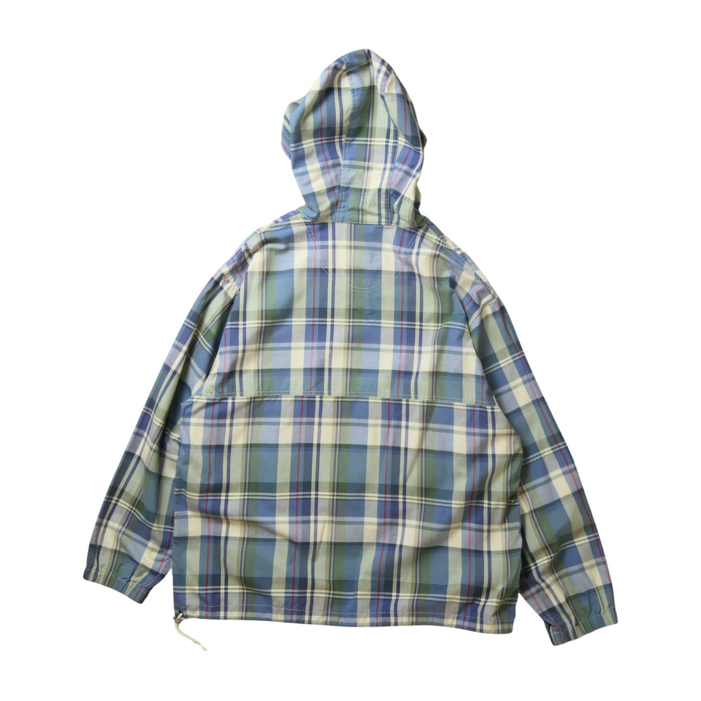 90s Plaid Cotton Anorak Parka -EddieBauer-