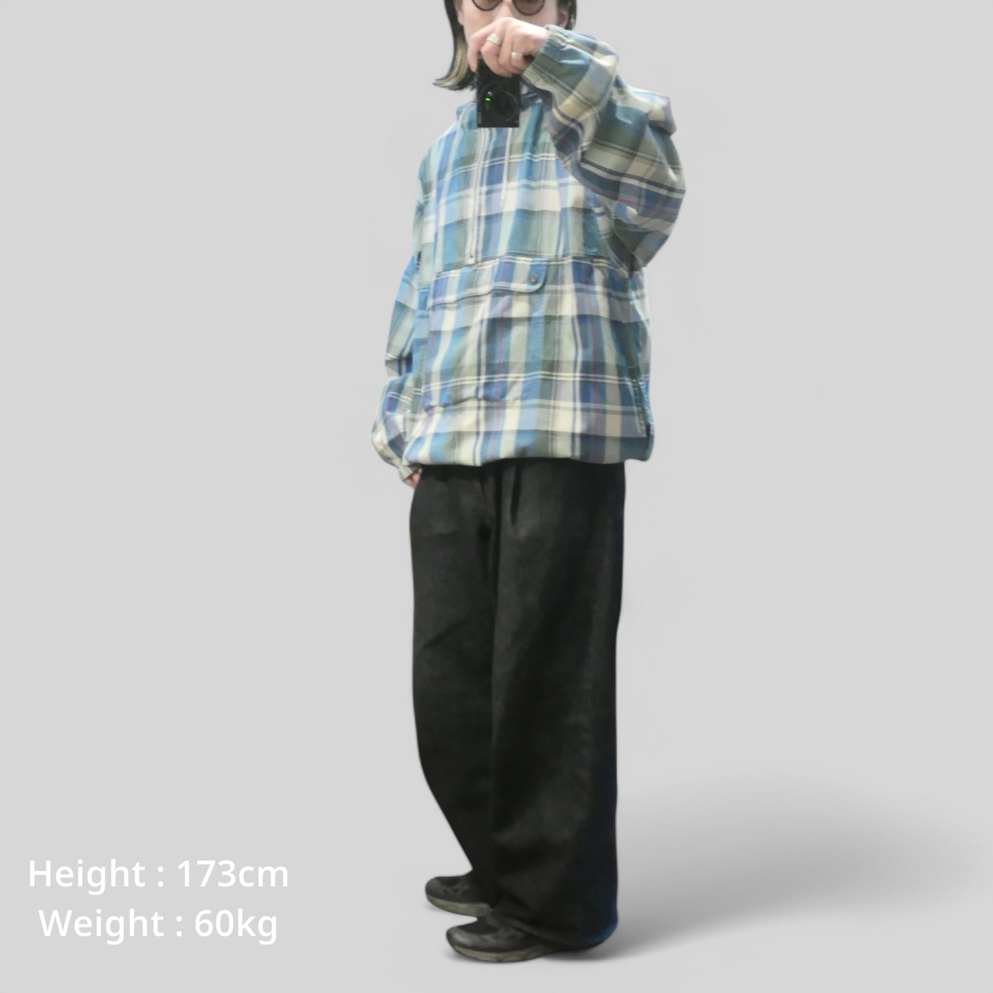 90s Plaid Cotton Anorak Parka -EddieBauer-