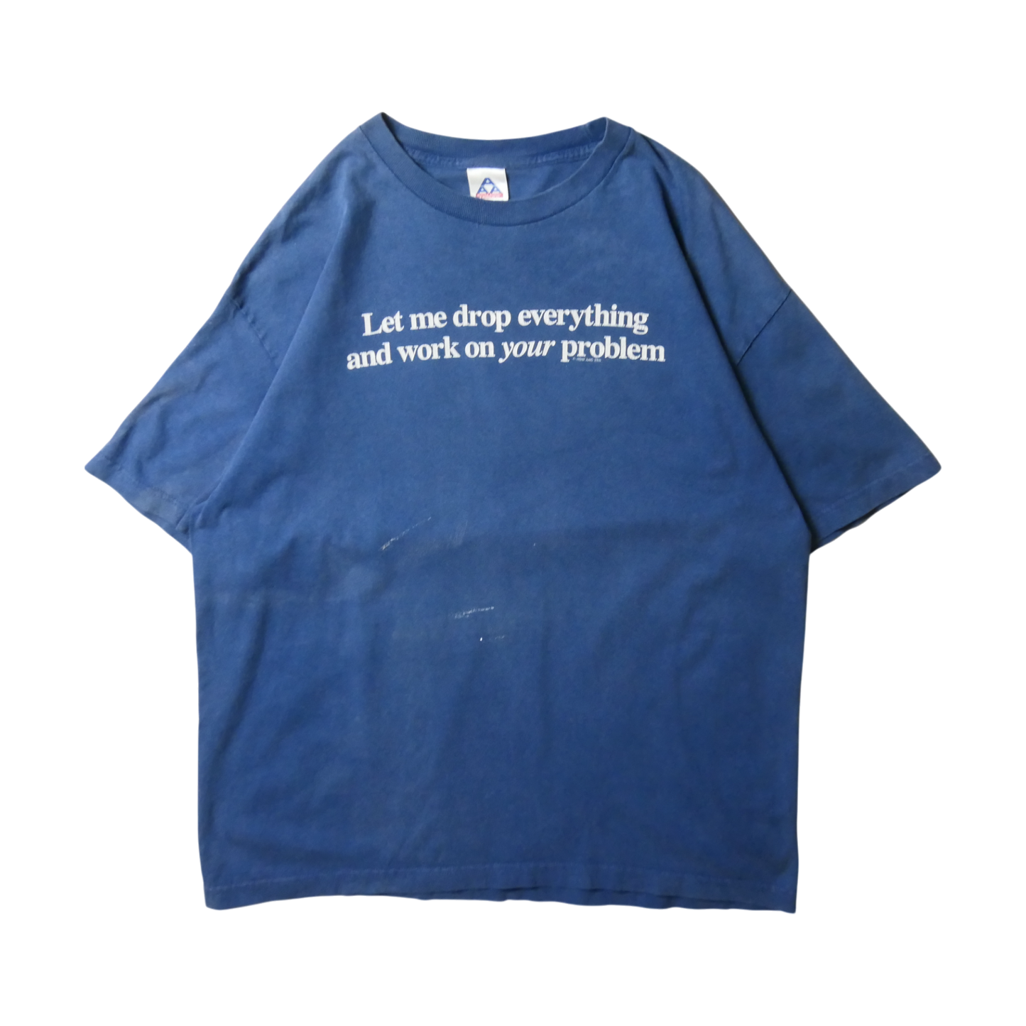 00s Message Tee "work on your problem"