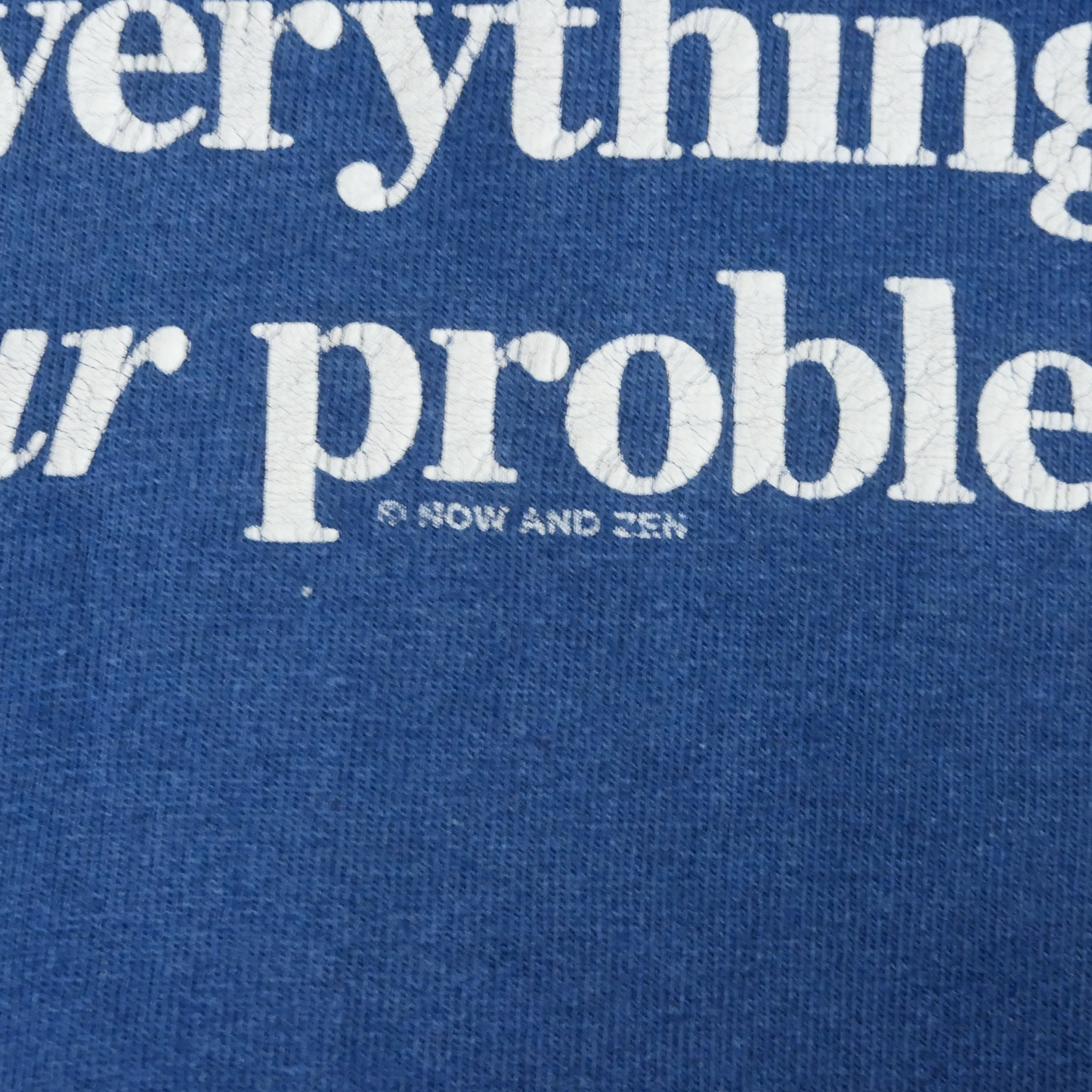 00s Message Tee "work on your problem"