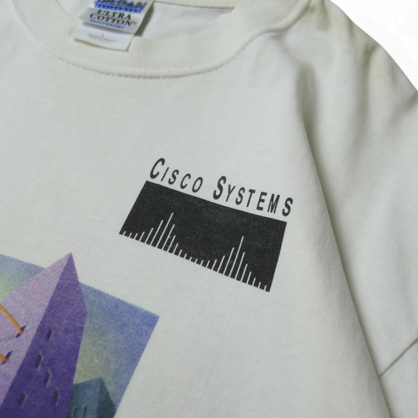 90s~00s L/S Promotion Tee -CISCO SYSTEMS-