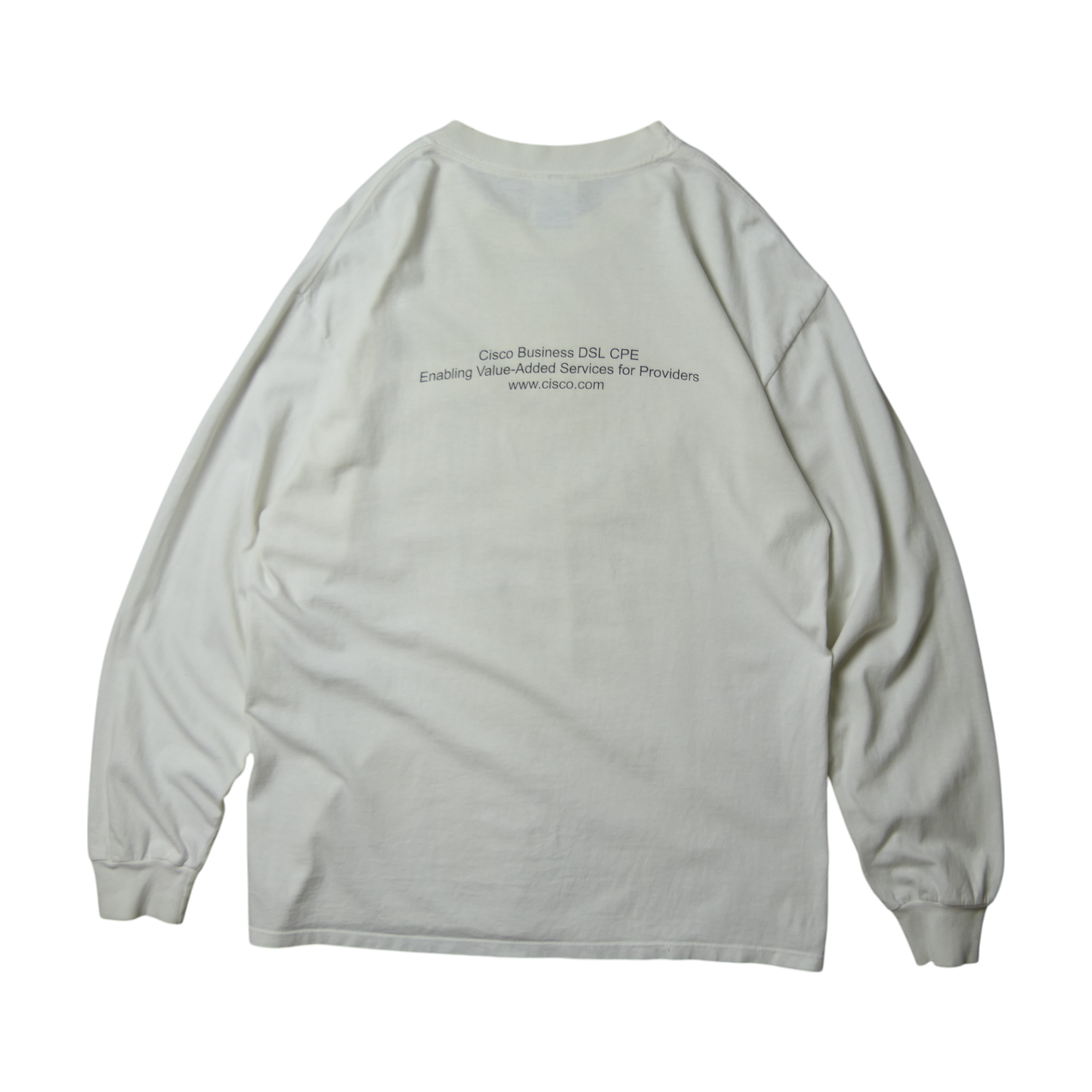 90s~00s L/S Promotion Tee -CISCO SYSTEMS-