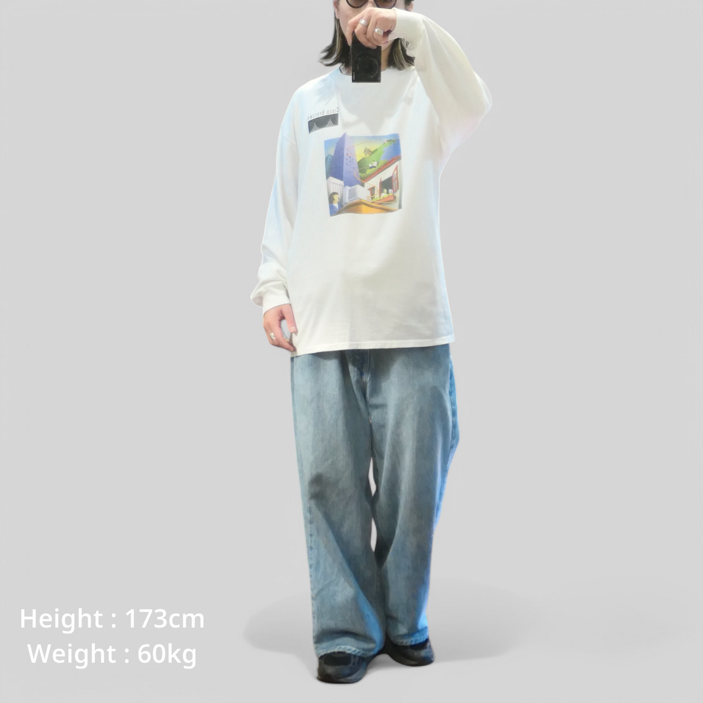 90s~00s L/S Promotion Tee -CISCO SYSTEMS-