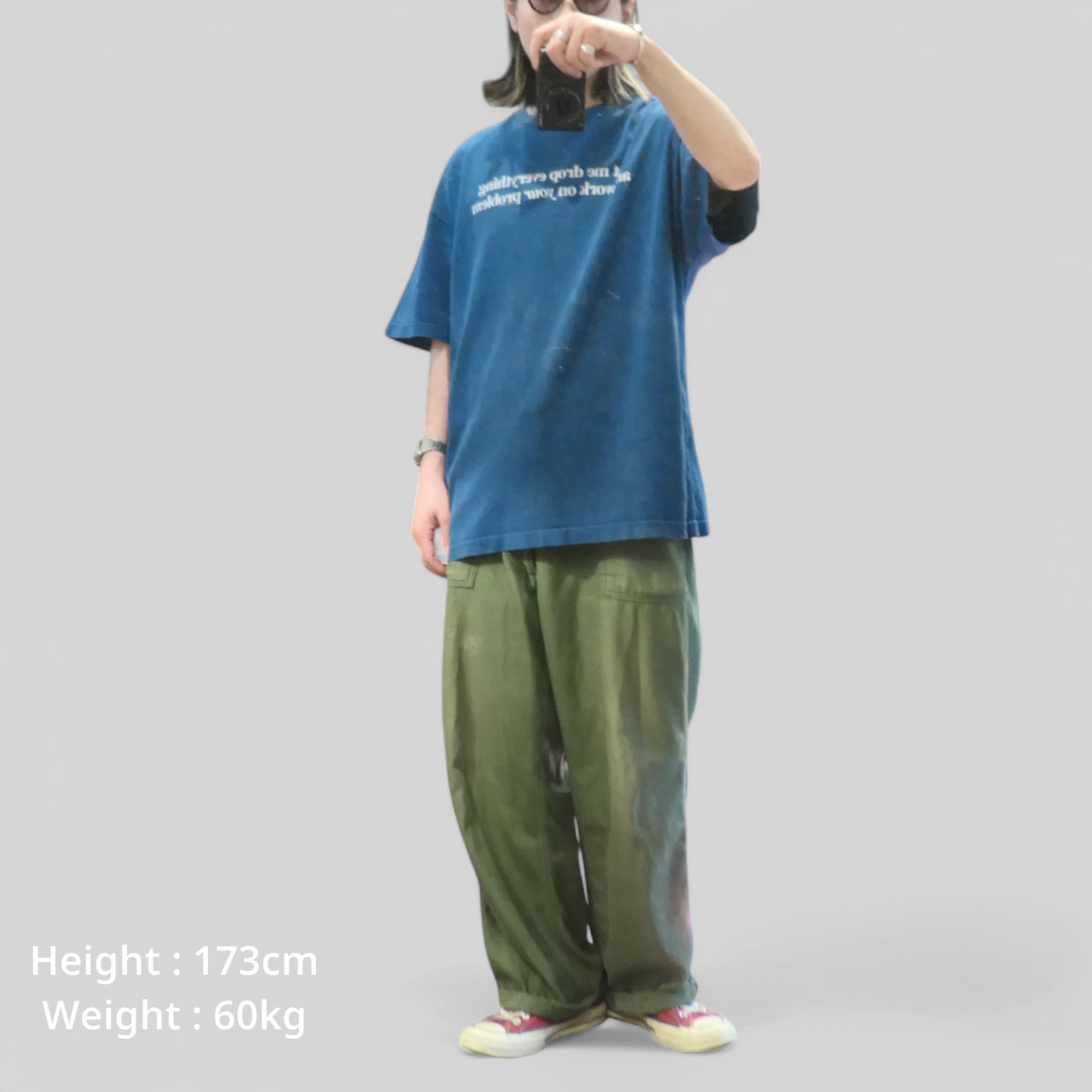 00s Message Tee "work on your problem"