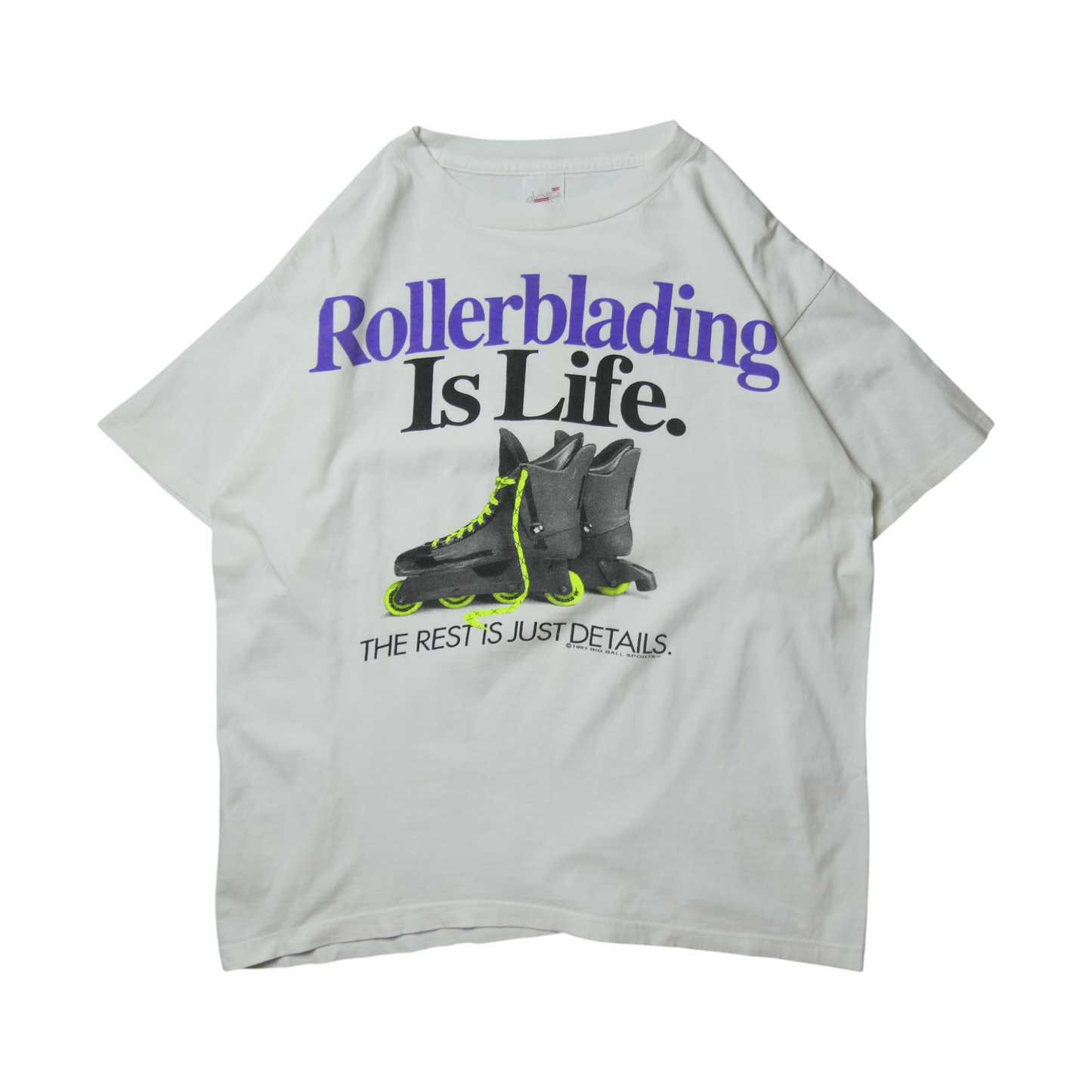 90s "○○ is Life." Tee -BIG BALL SPORTS-