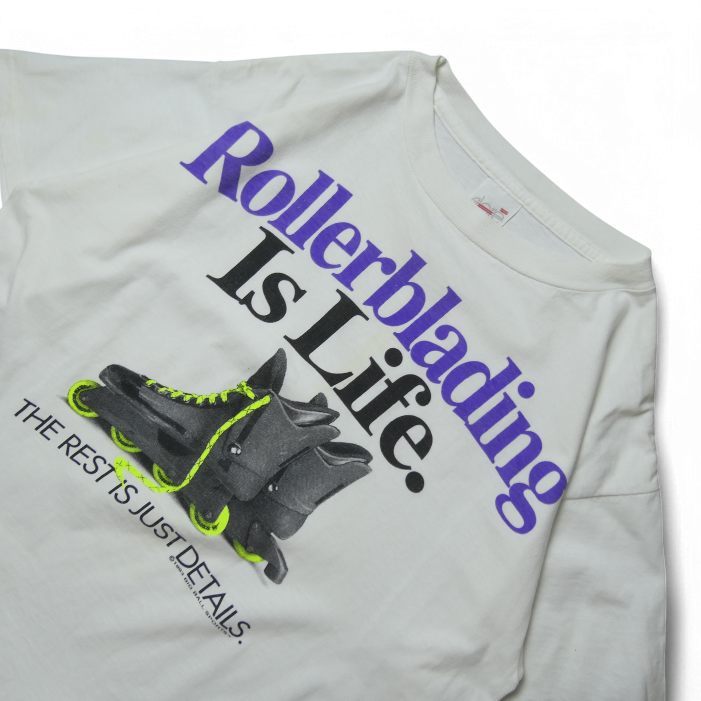 90s "○○ is Life." Tee -BIG BALL SPORTS-