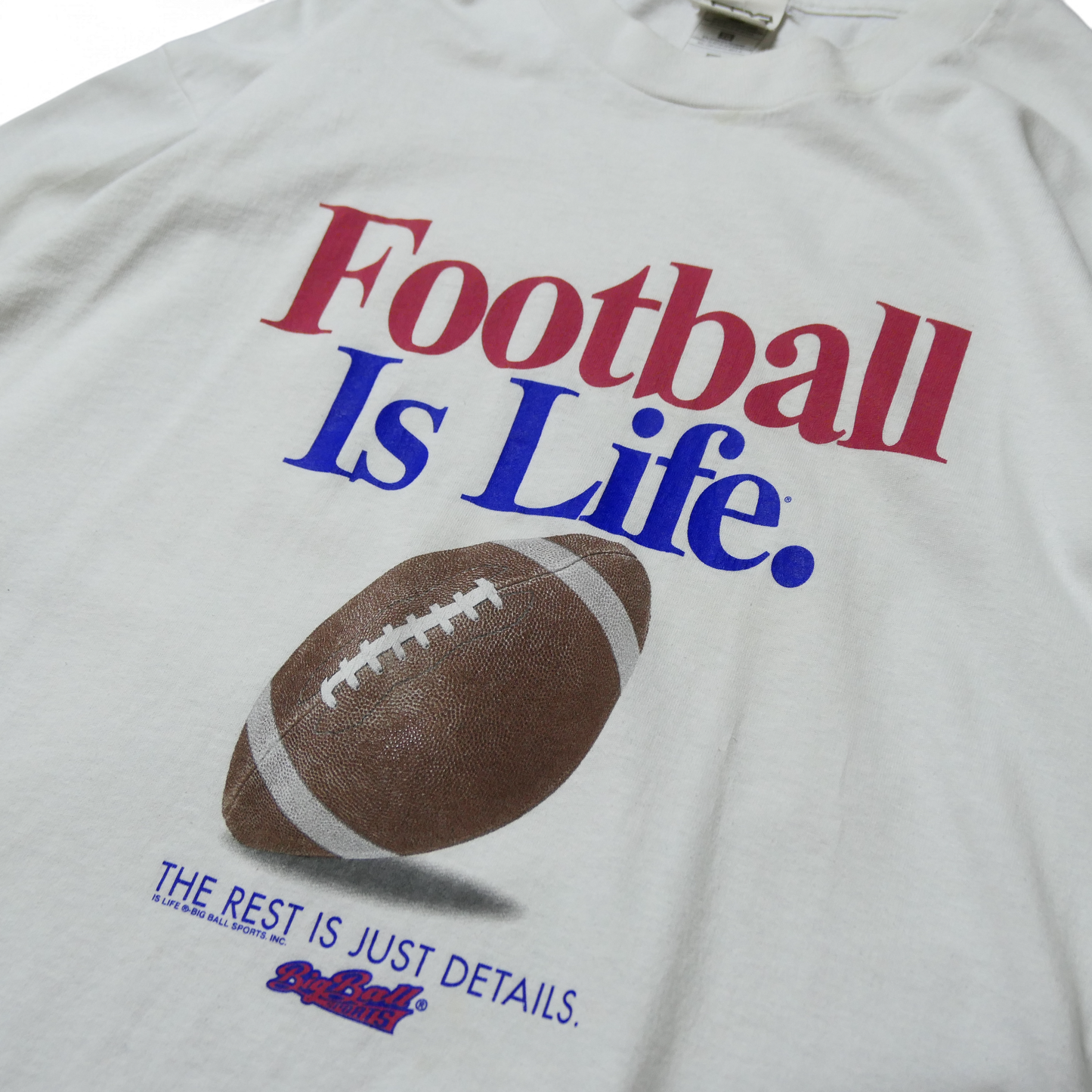 90s-00s "○○ is Life." Tee -BIG BALL SPORTS-