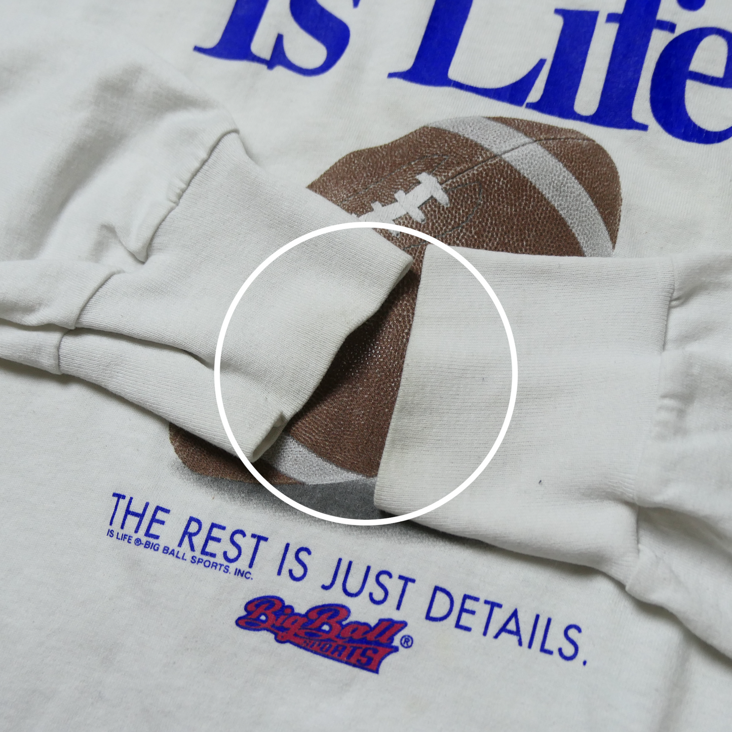 90s-00s "○○ is Life." Tee -BIG BALL SPORTS-