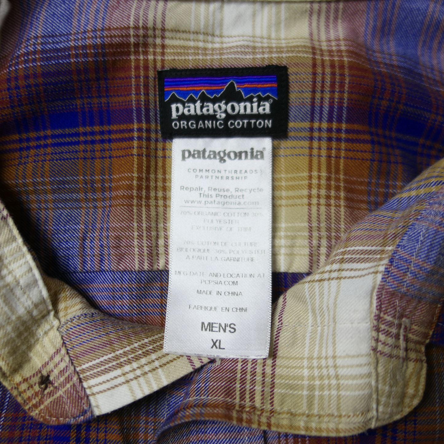 L/S Shade Plaid Shirt -Patagonia-