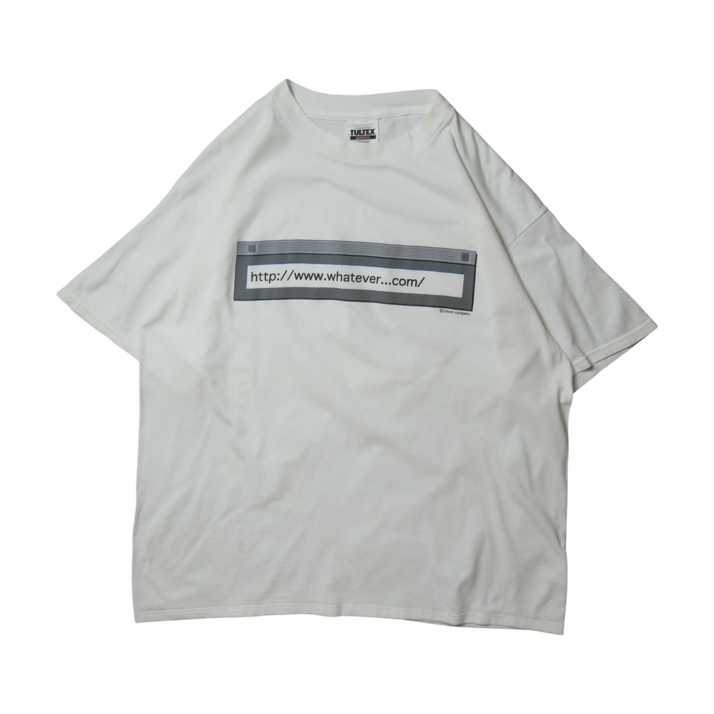 90s~00s "Whatever..." Tee -bilcat company-