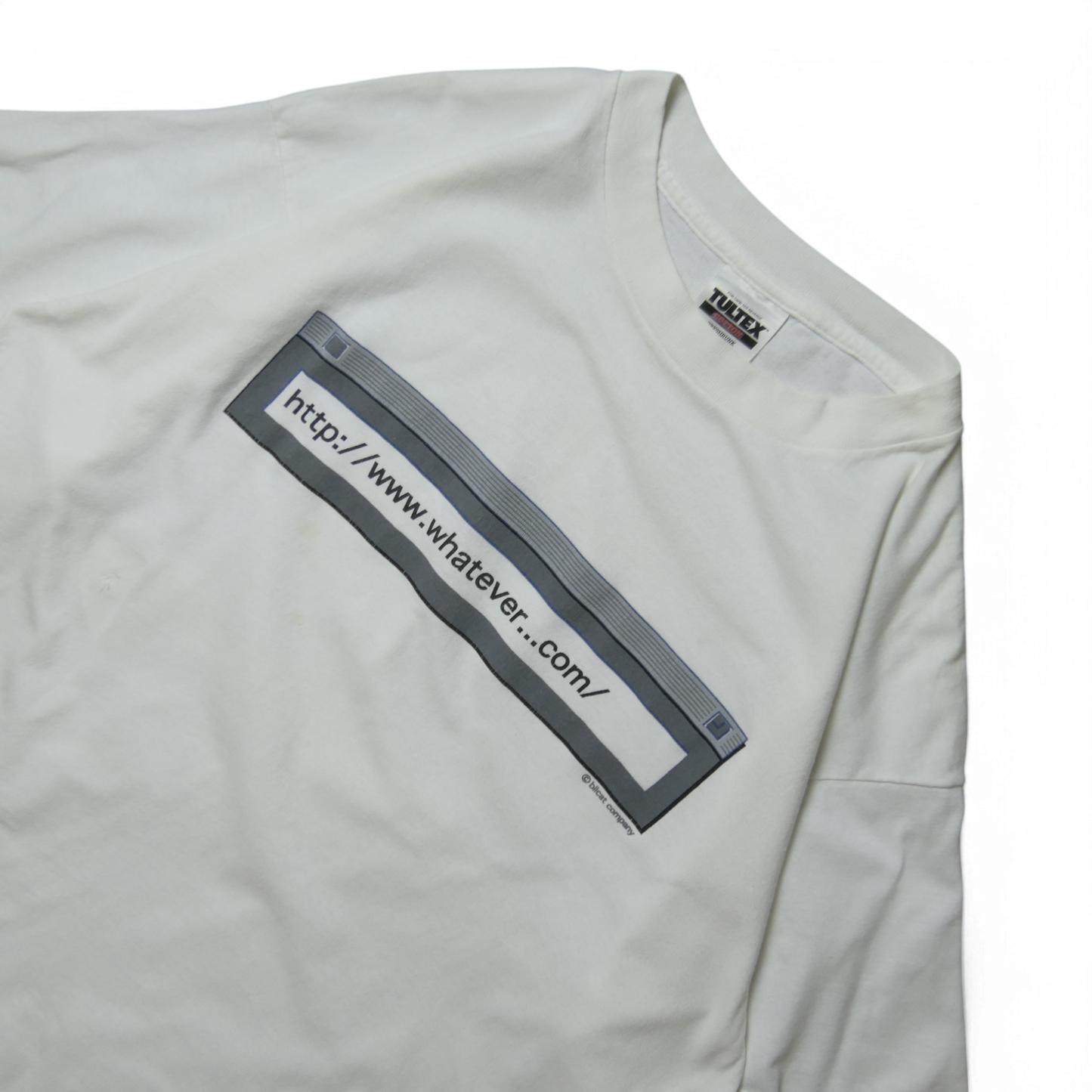 90s~00s "Whatever..." Tee -bilcat company-
