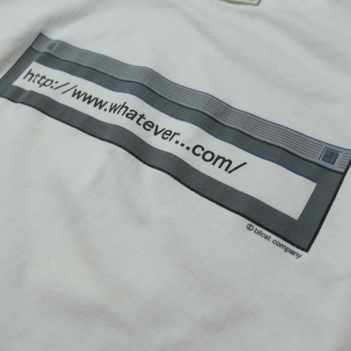90s~00s "Whatever..." Tee -bilcat company-