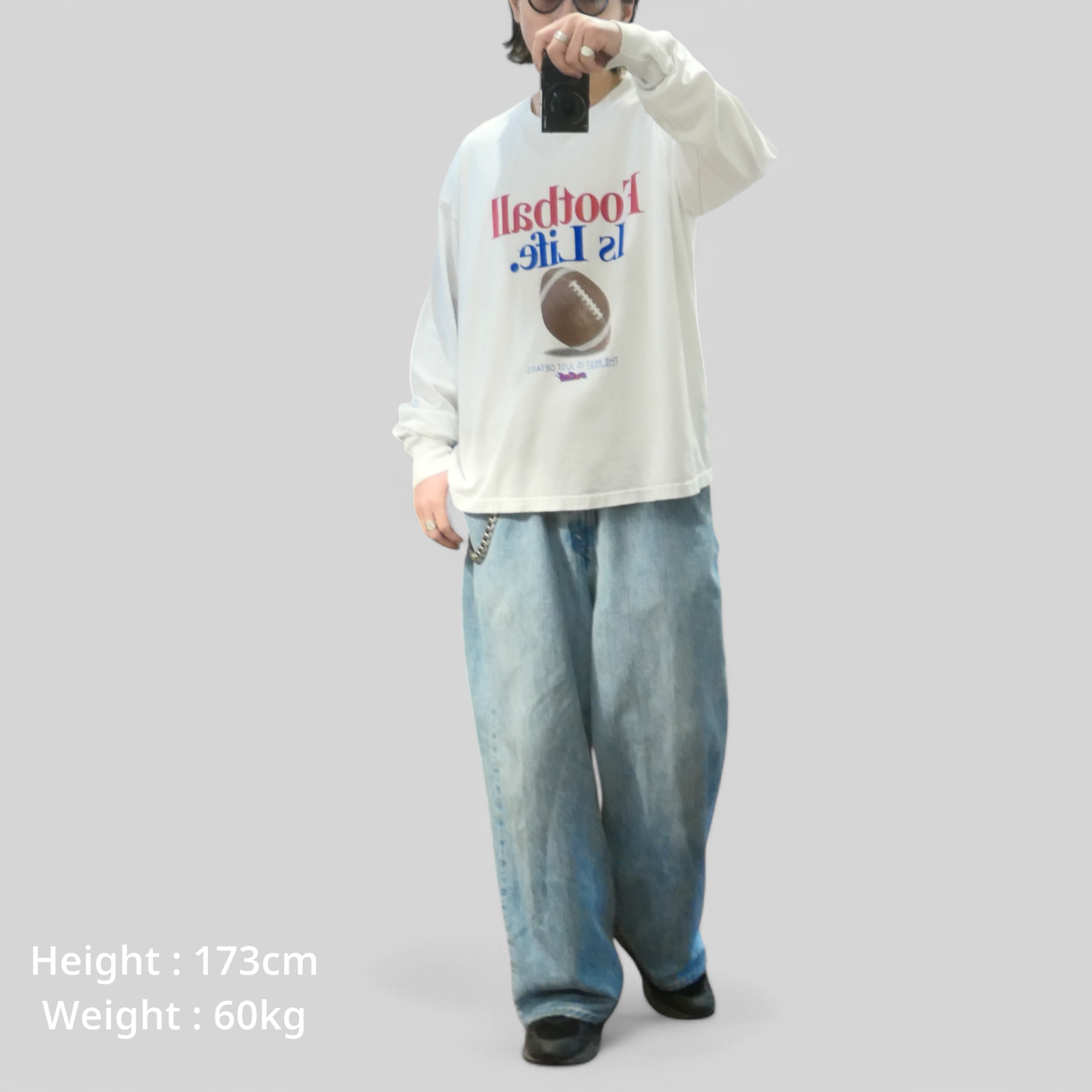 90s-00s "○○ is Life." Tee -BIG BALL SPORTS-