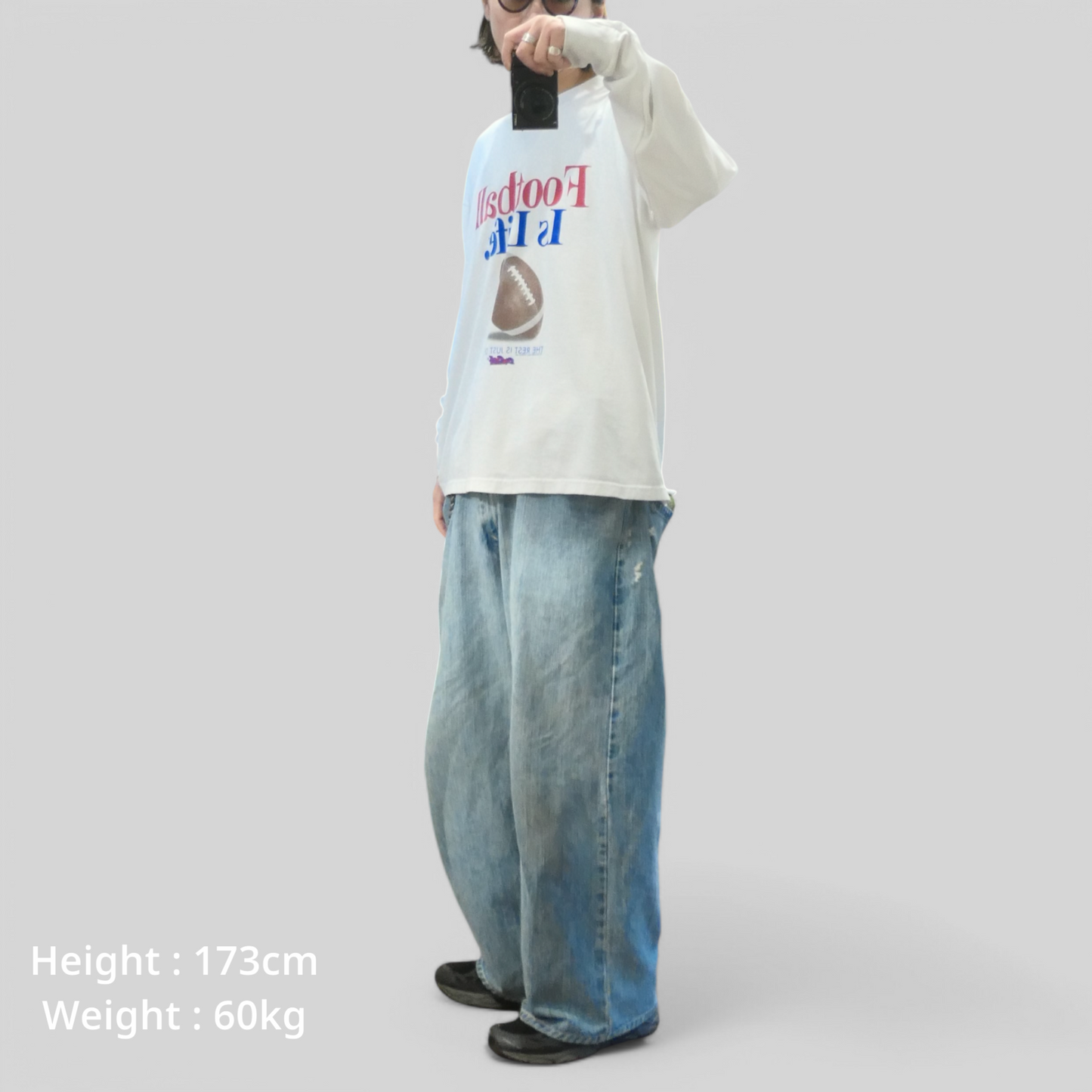 90s-00s "○○ is Life." Tee -BIG BALL SPORTS-
