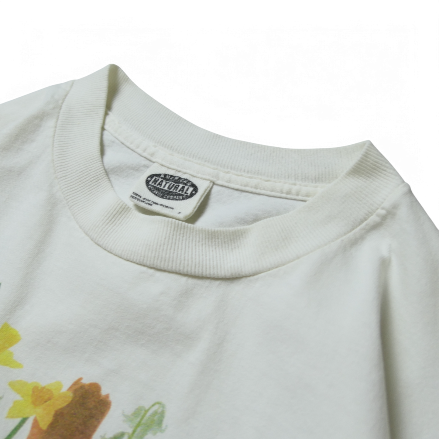 90s Flower Art Tee -Planet The Earth-