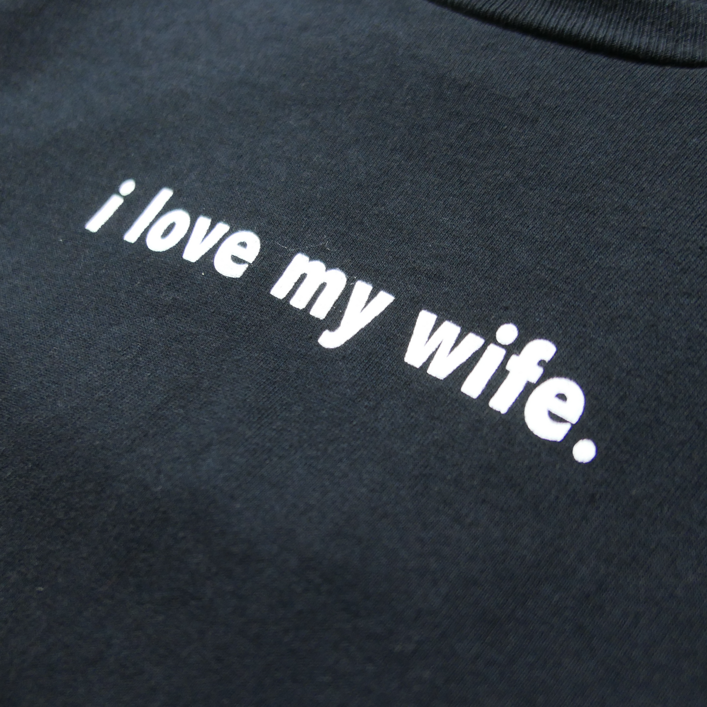 00s Message Tee -i love my wife-