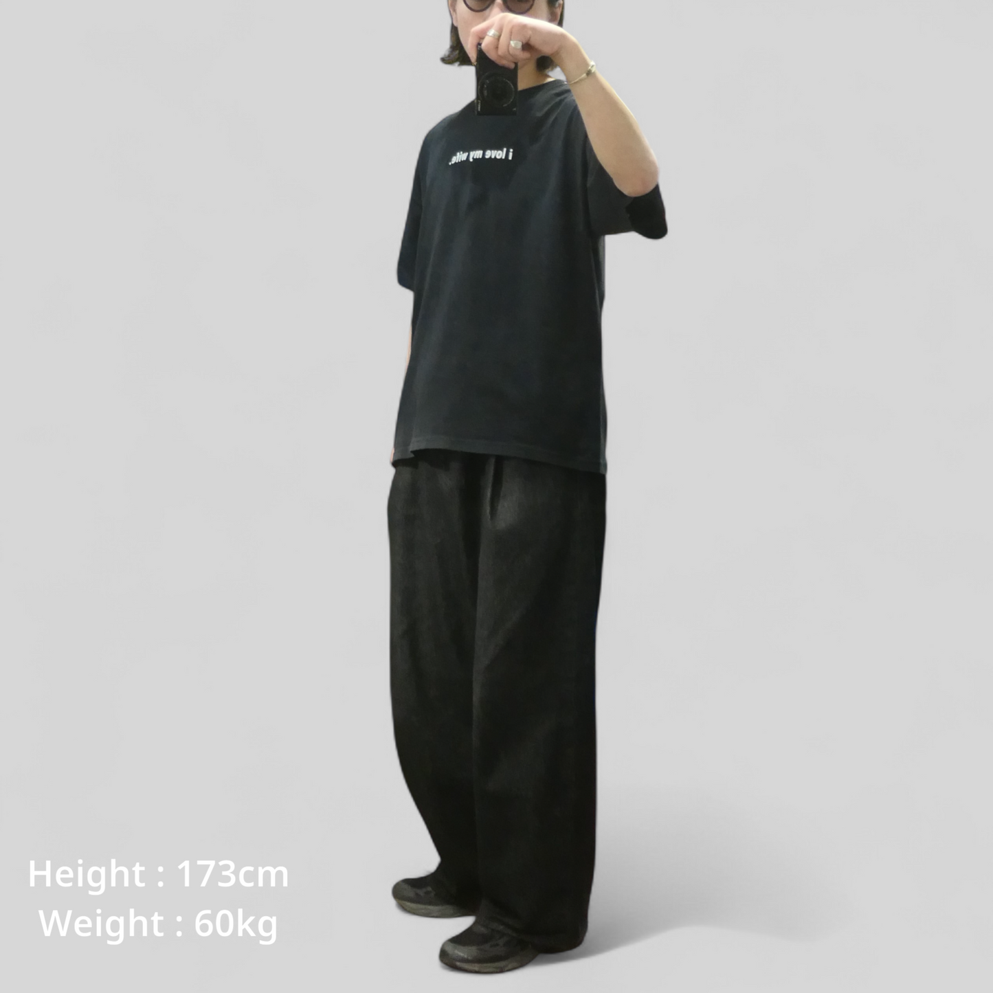 00s Message Tee -i love my wife-