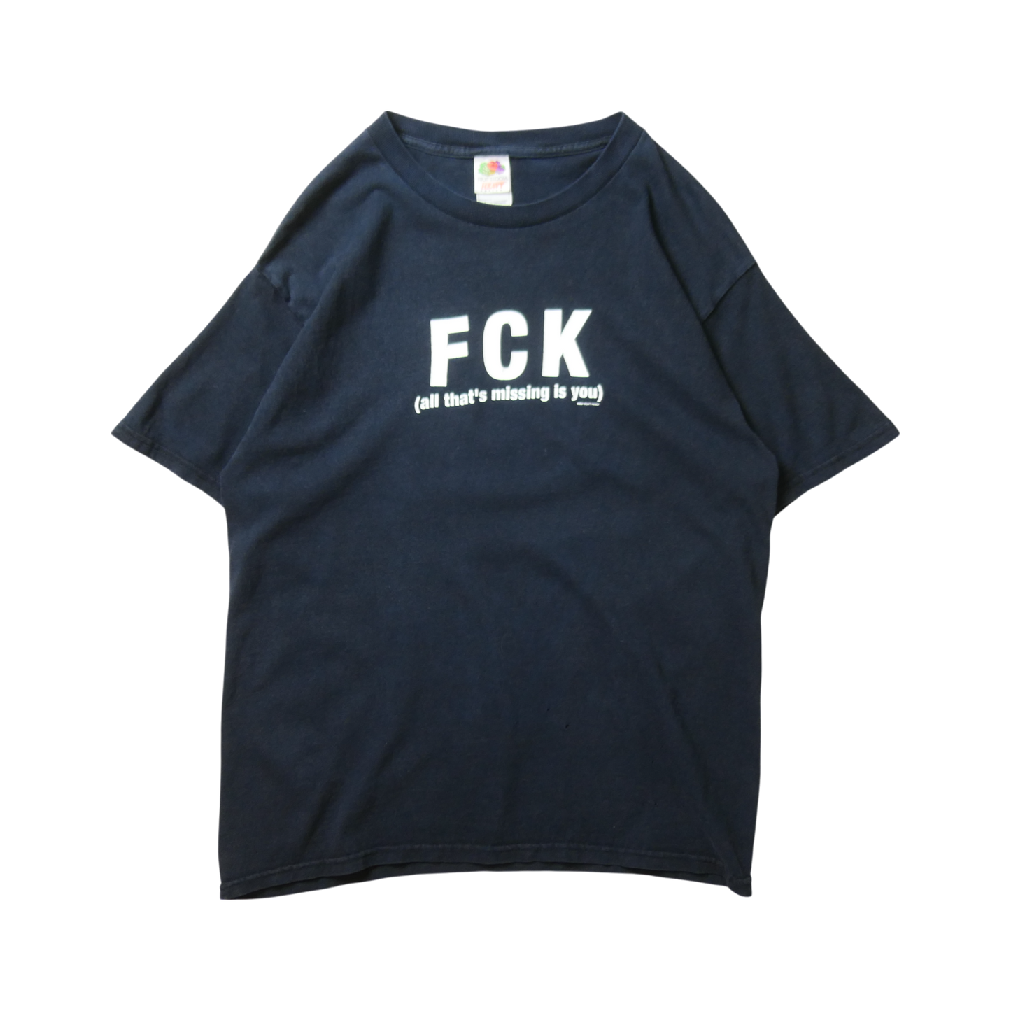 00s Message Tee "FCK" -Don't Panic-