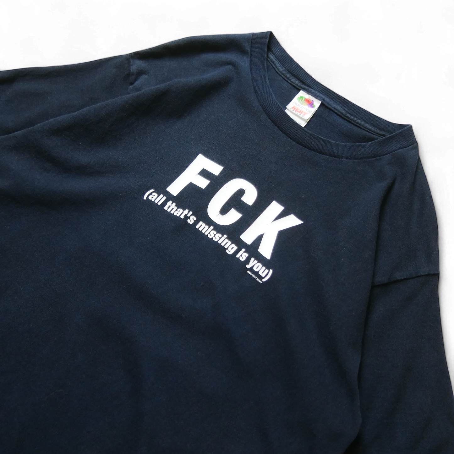 00s Message Tee "FCK" -Don't Panic-