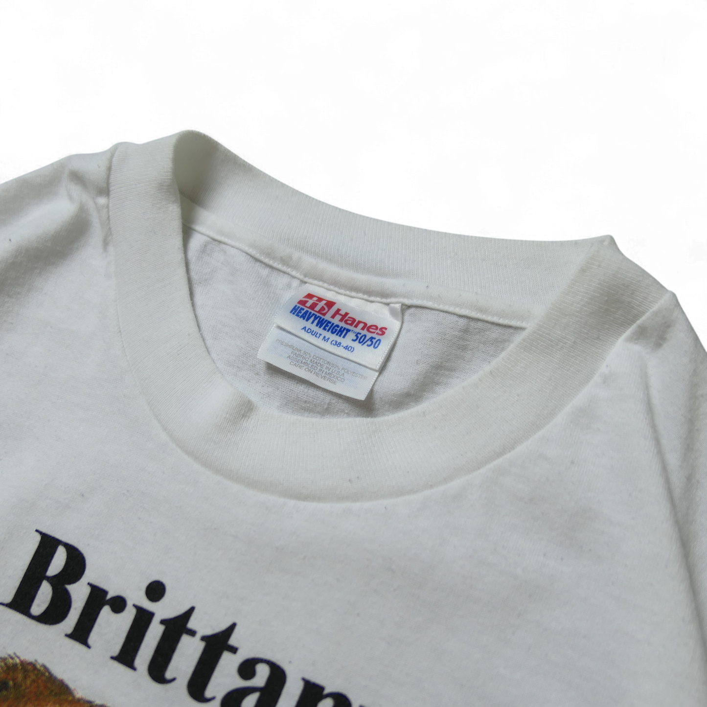 90s Dog Tee "Brittany" -TELETREND COLS-