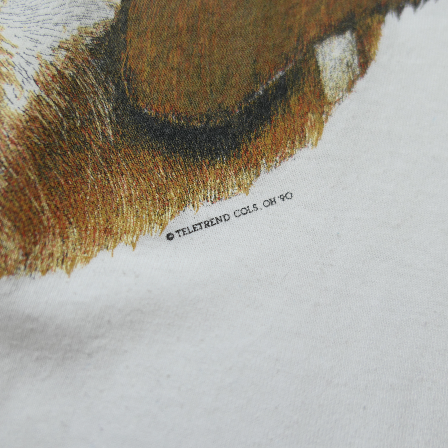 90s Dog Tee "Brittany" -TELETREND COLS-