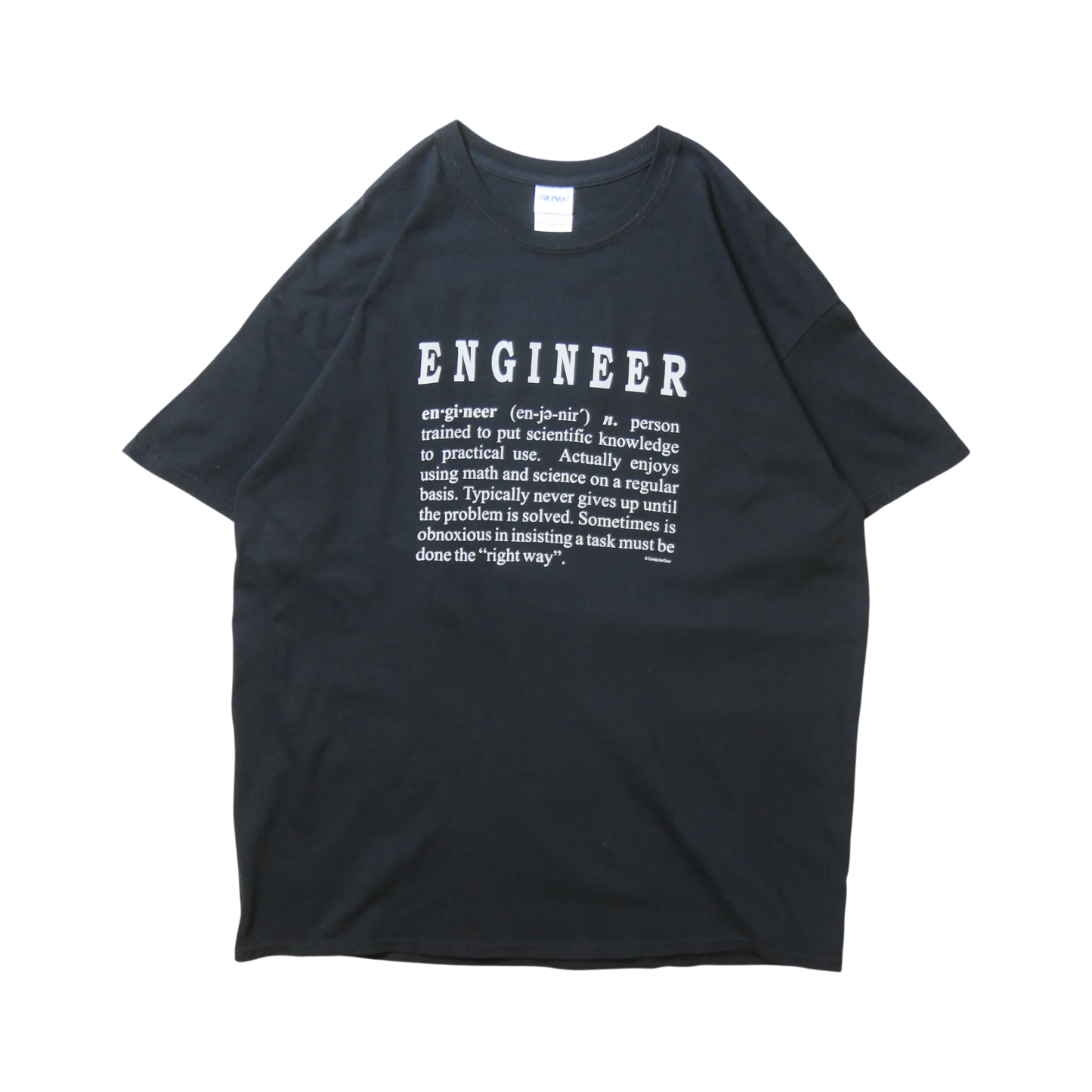 00s~ Message Tee "ENGINEER" -ComputerGear-