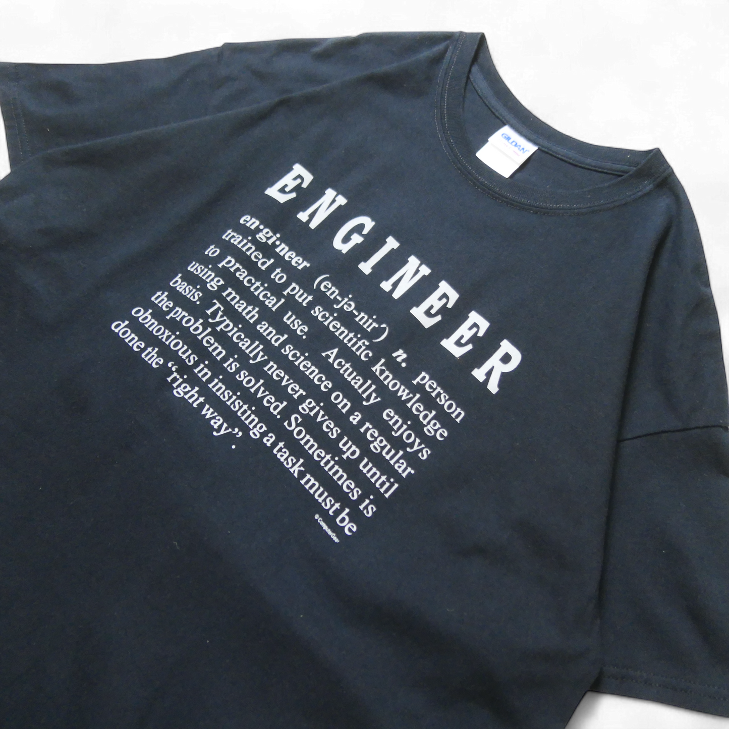 00s~ Message Tee "ENGINEER" -ComputerGear-