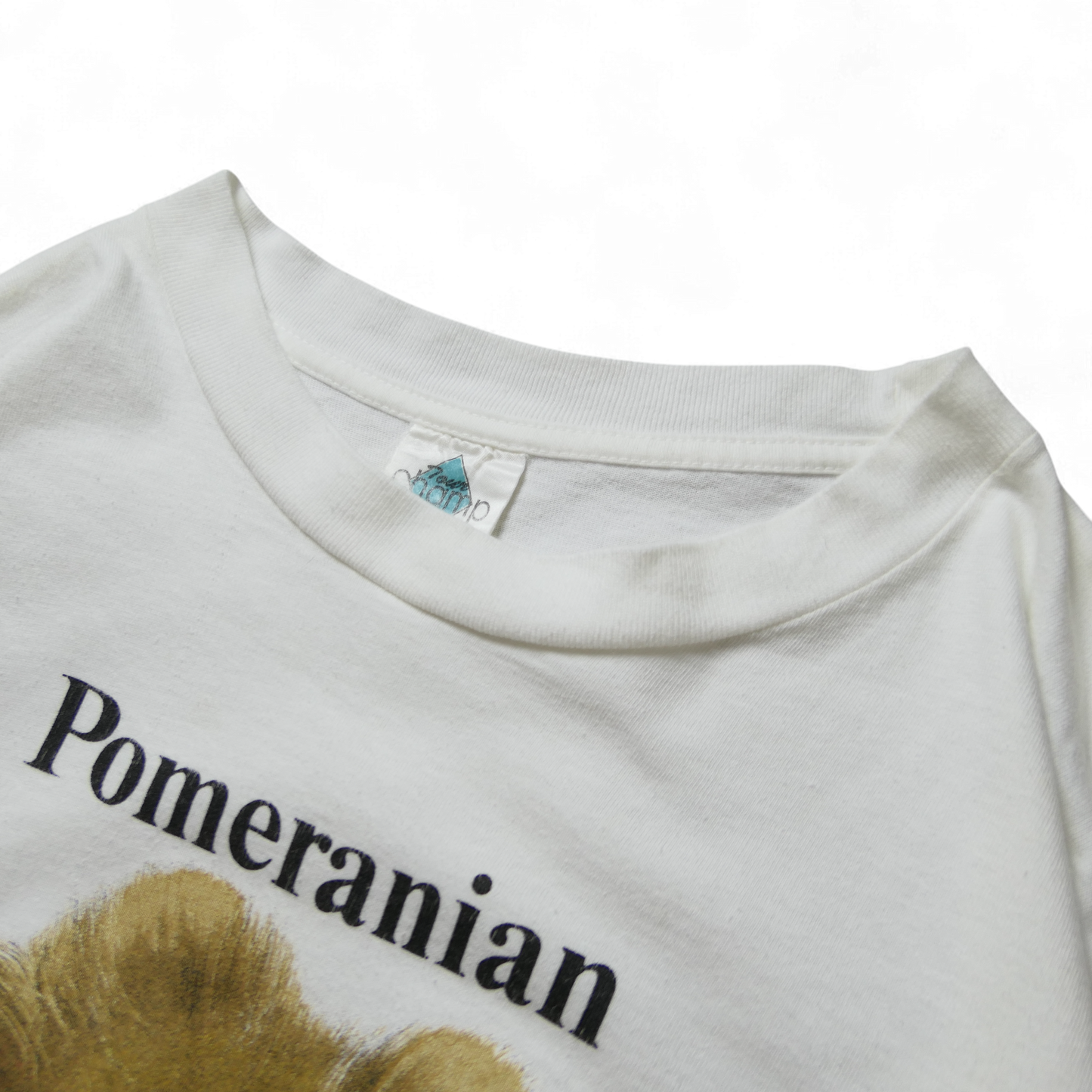 90s Dog Tee "Pomeranian" -TELETREND COLS-