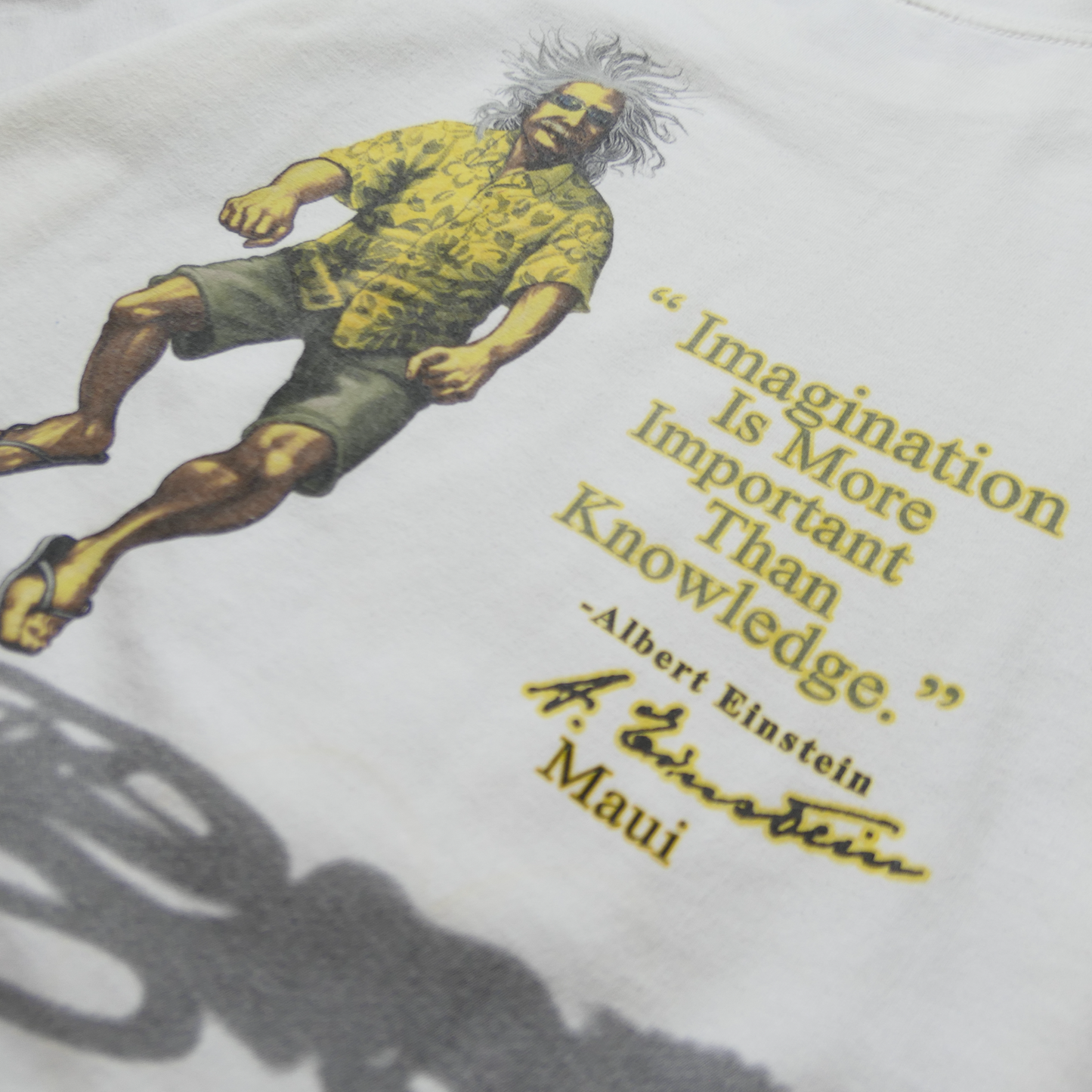 90s-00s Art Tee -Arbert Einstein-