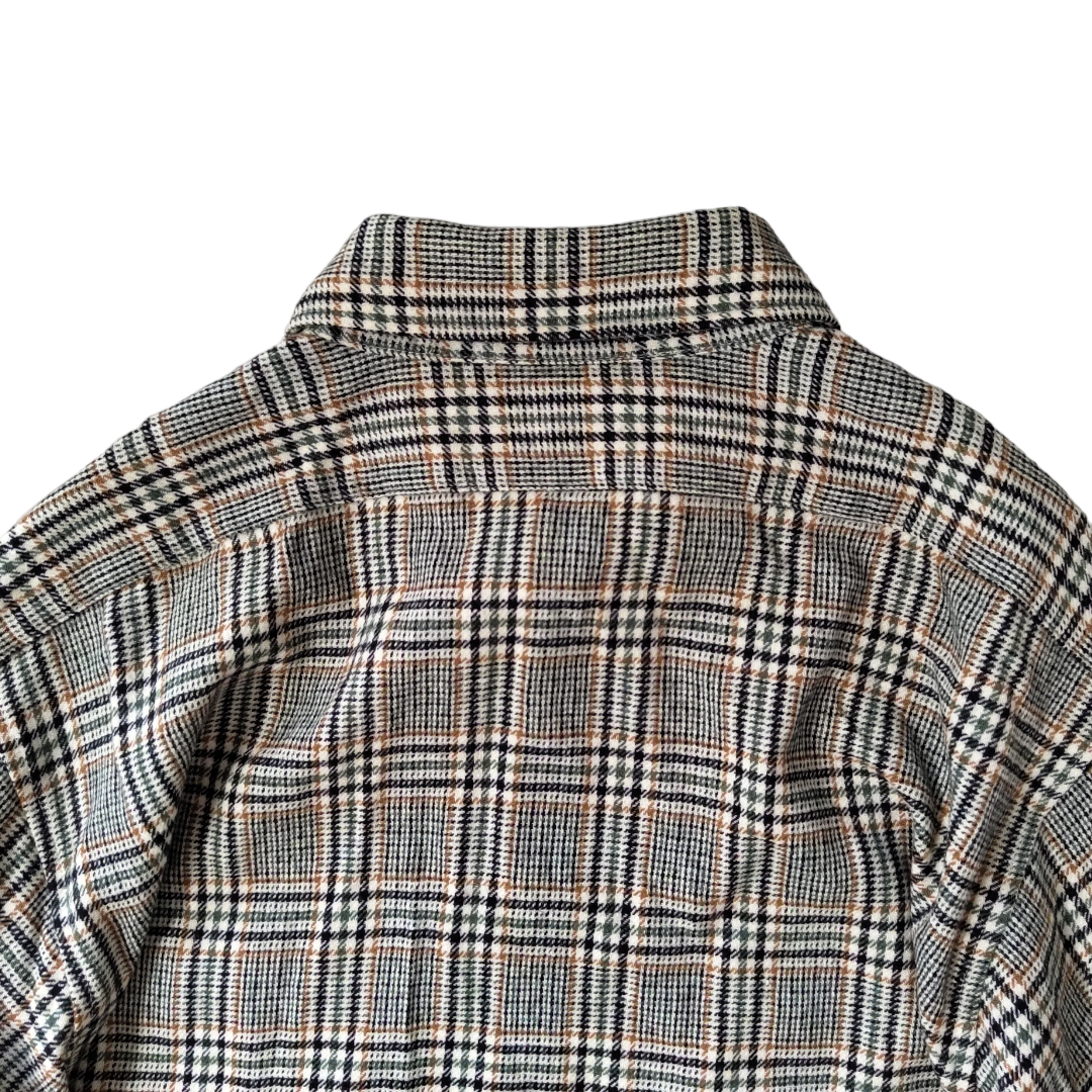 VINTAGE 70s XL Wool check shirt -PENDLETON-